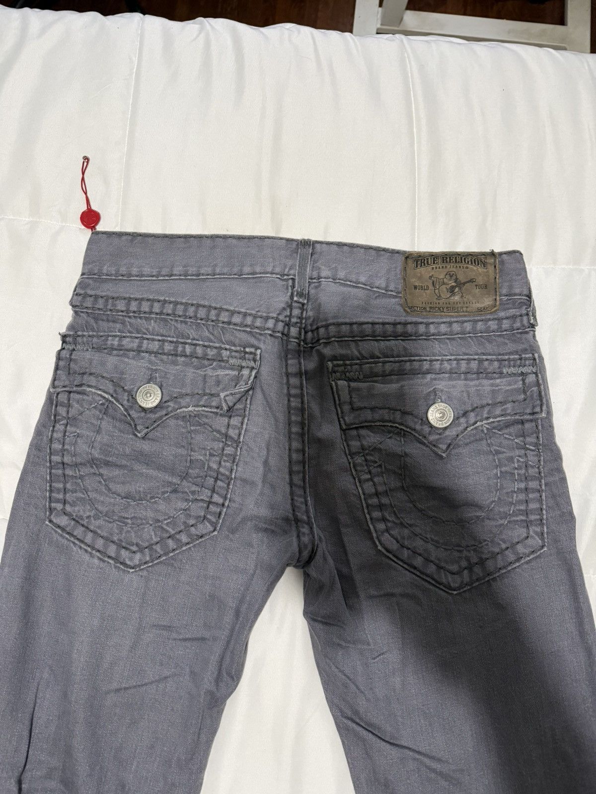 True Religion VINTAGE TRUE RELIGON FLARE DISTRESSED Size US 36 / EU 52 - 4 Thumbnail
