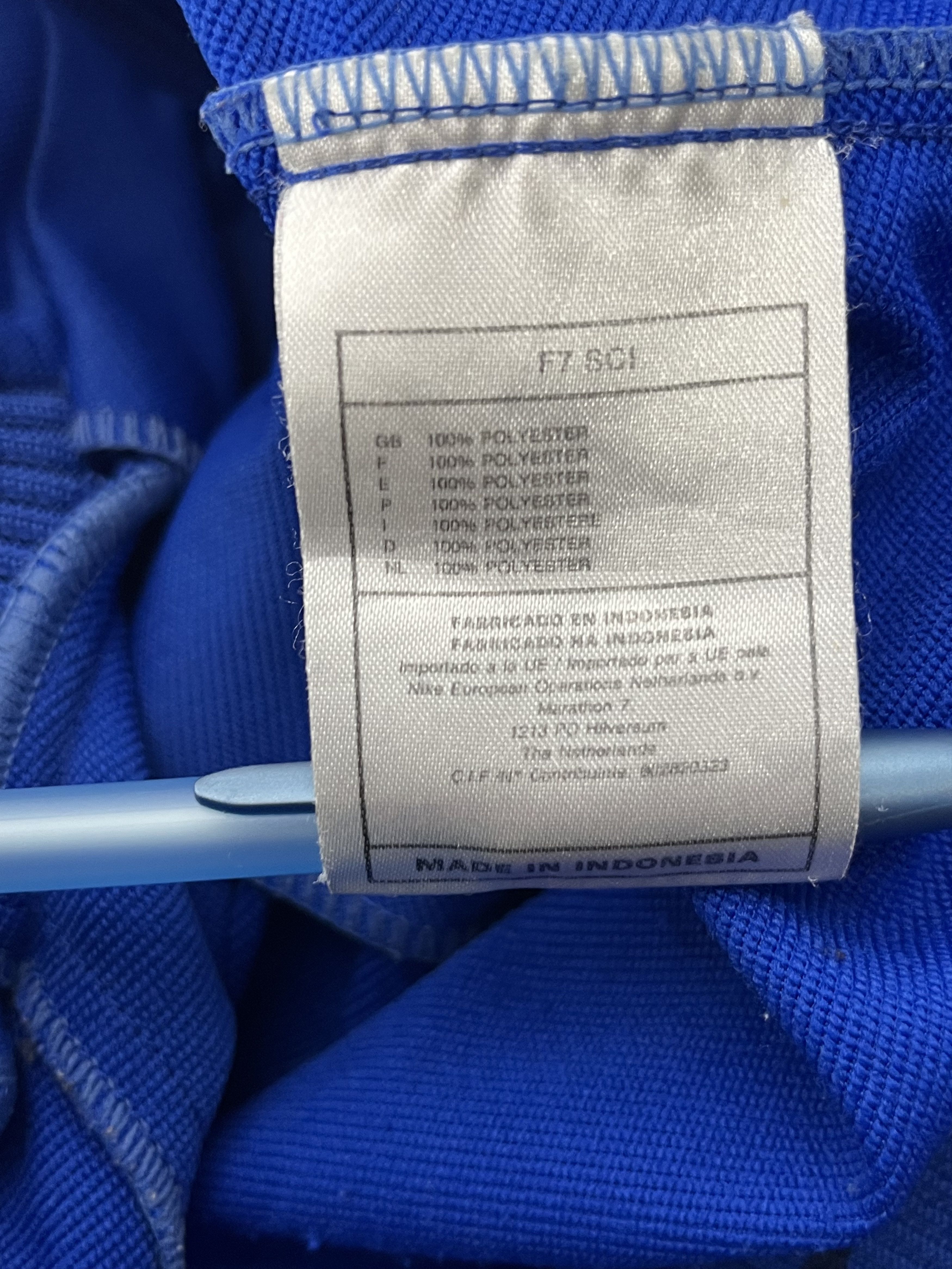 Nike Nike Full Zip Track Jacket Blue Big Swoosh Baggy 90's Size US M / EU 48-50 / 2 - 4 Thumbnail
