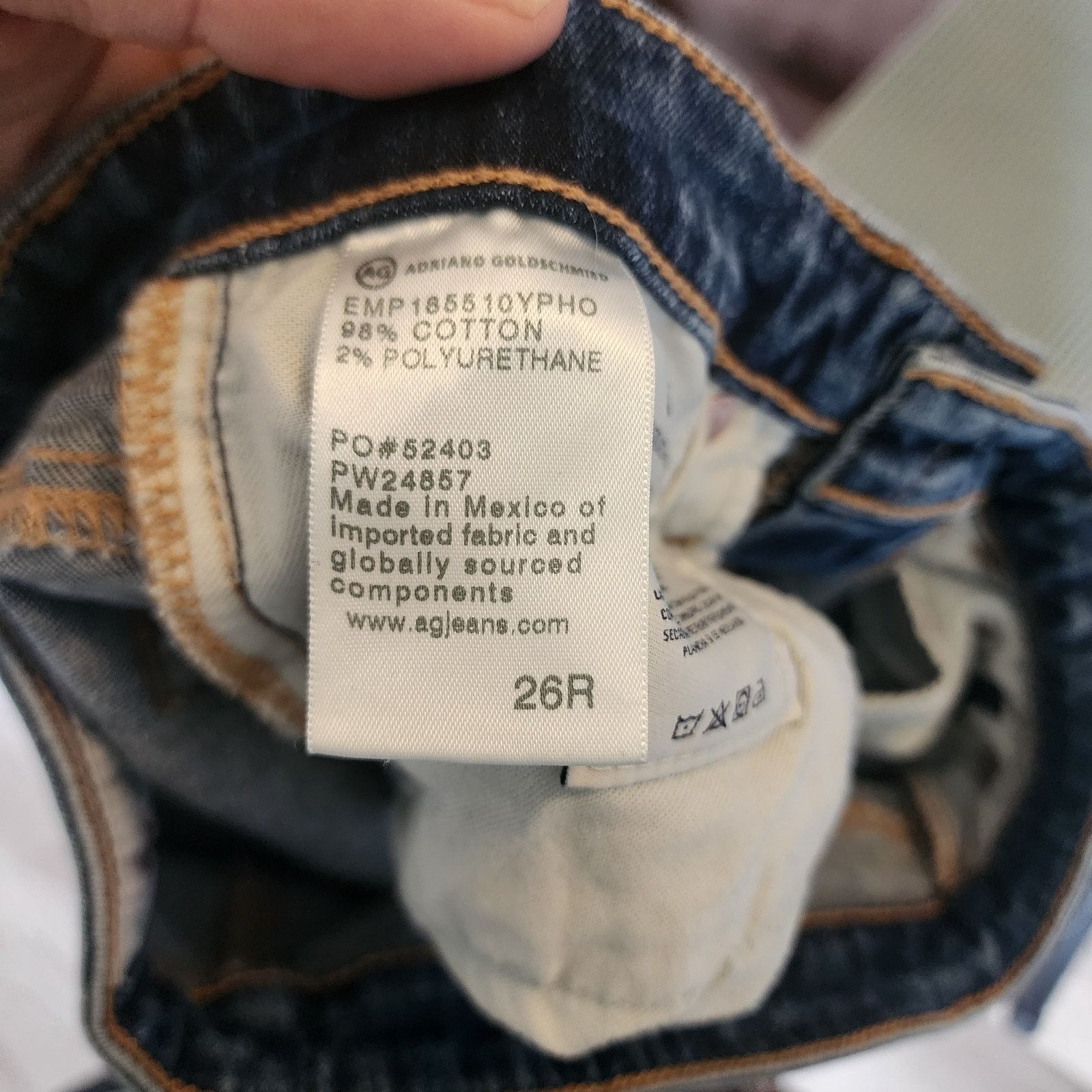 AG Adriano Goldschmied AG-ed Adriano Goldschmied Prima Ankle Cigarette Jeans 26R Size 26" / US 2 / IT 38 - 5 Thumbnail