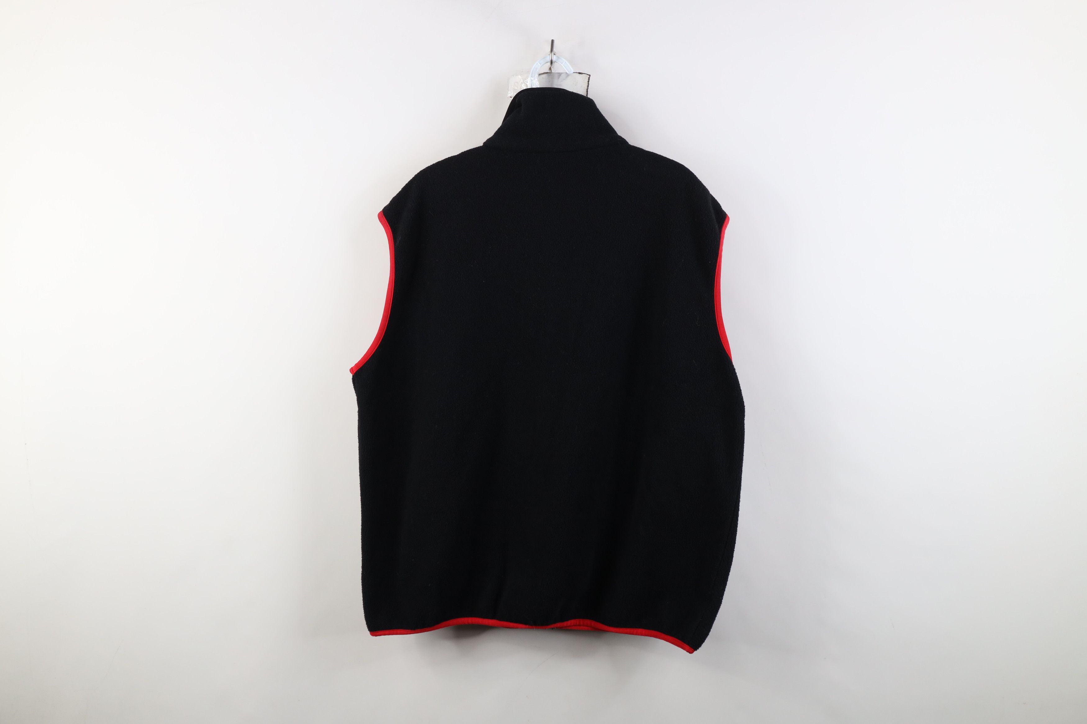 Marlboro Vintage 90s Marlboro Full Zip Fleece Vest Jacket Black Size US M / EU 48-50 / 2 - 8 Thumbnail