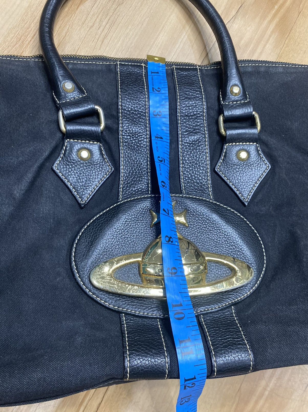 Vivienne Westwood Vivienne Westwood canvas leather tote bag Size ONE SIZE - 18 Thumbnail