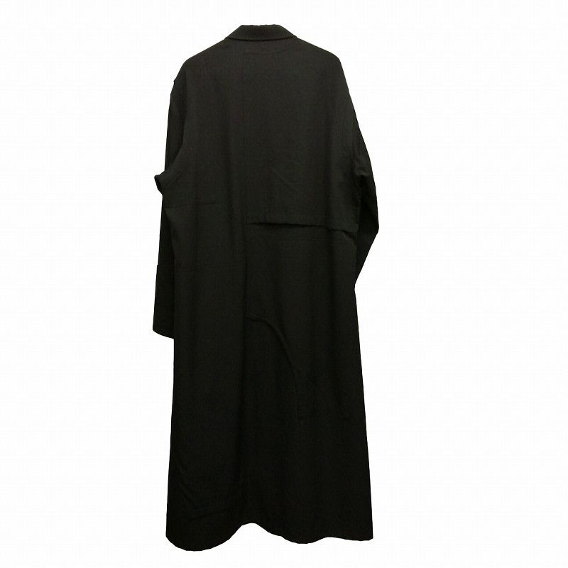 Yohji Yamamoto YOHJI YAMAMOTO POUR HOMME 18AW Wool Dress Coat Size US L / EU 52-54 / 3 - 2 Thumbnail