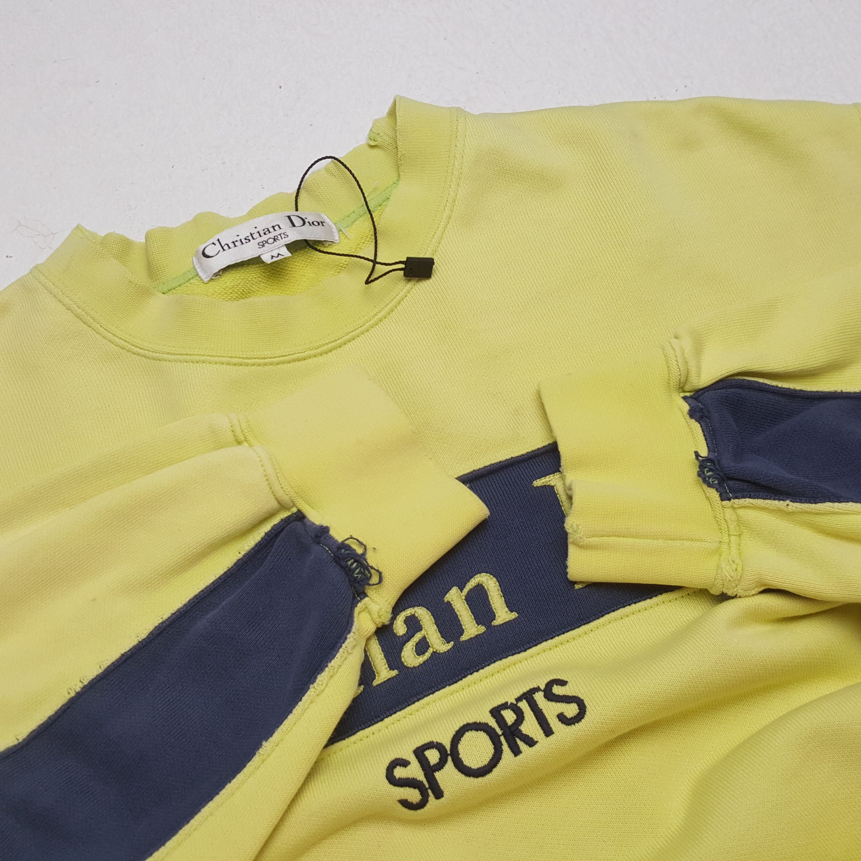 Christian Dior Monsieur × Vintage CHRISTIAN DIOR Sports Fashion Brand Spellout Sweatshirt Size US S / EU 44-46 / 1 - 8 Thumbnail