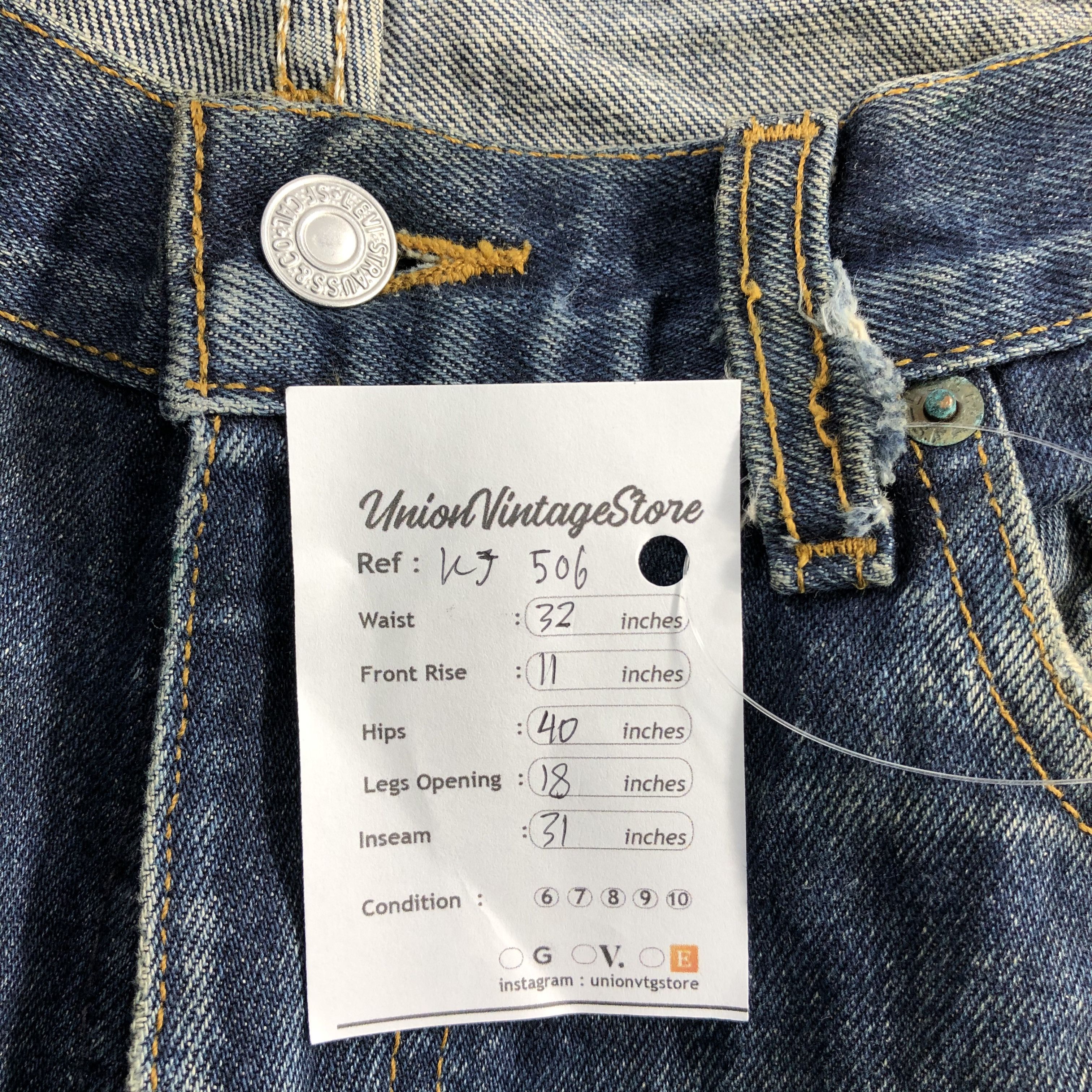 Levi's Vintage Levis 528 Jeans Rusty Blue Denim KJ506 Size US 31 - 12 Thumbnail
