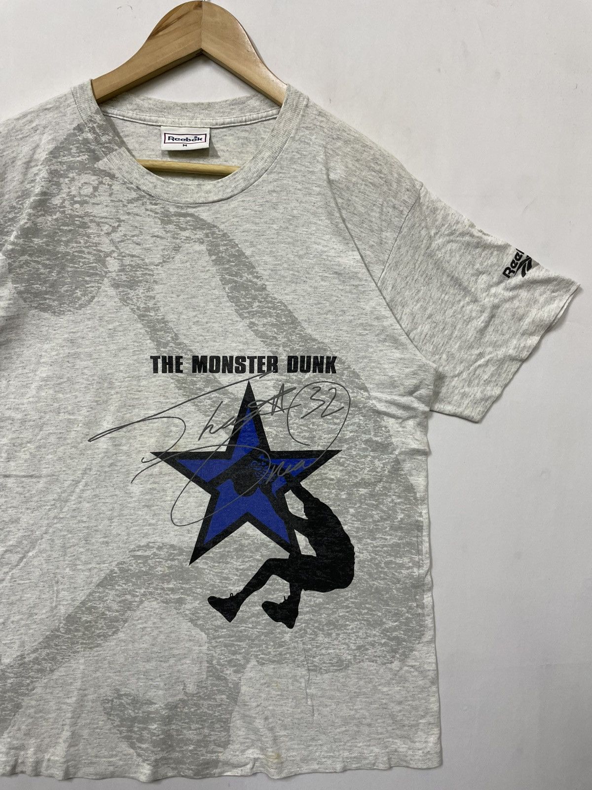 Reebok Vintage 90s NBA The Monster Dunk Alloverprint Single Stich Size US M / EU 48-50 / 2 - 2 Thumbnail