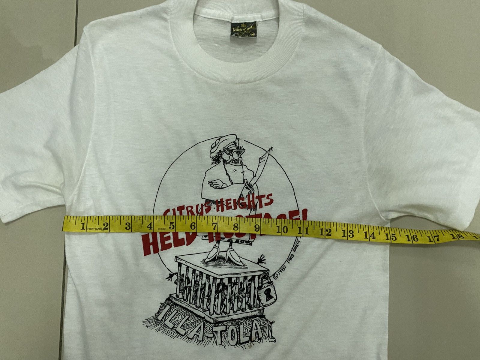 Vintage Vintage 80s Citrus Heights Held Hostage David Hinky Jr. Size US M / EU 48-50 / 2 - 7 Thumbnail