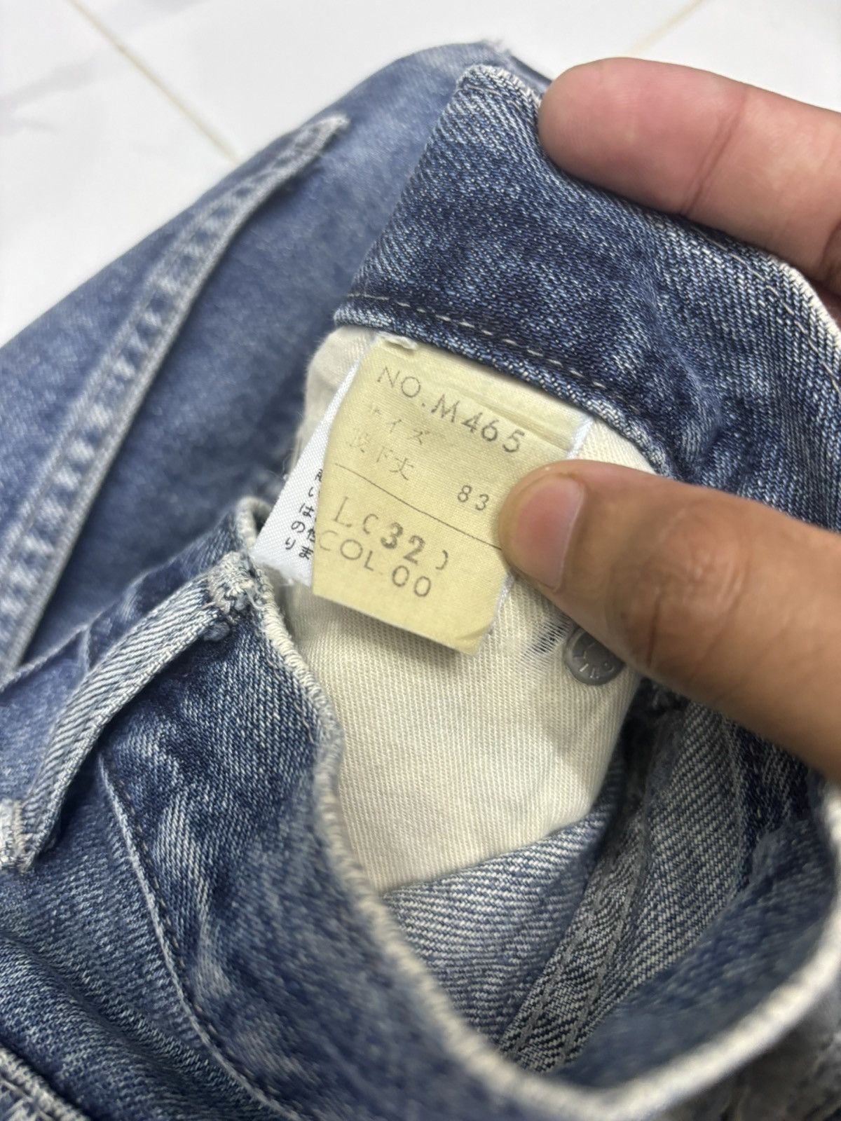 Hysteric Glamour 🔥BLUE WAY DISTRESSED DENIM BIKER JEANS STYLE PPFM Size US 31 - 10 Thumbnail