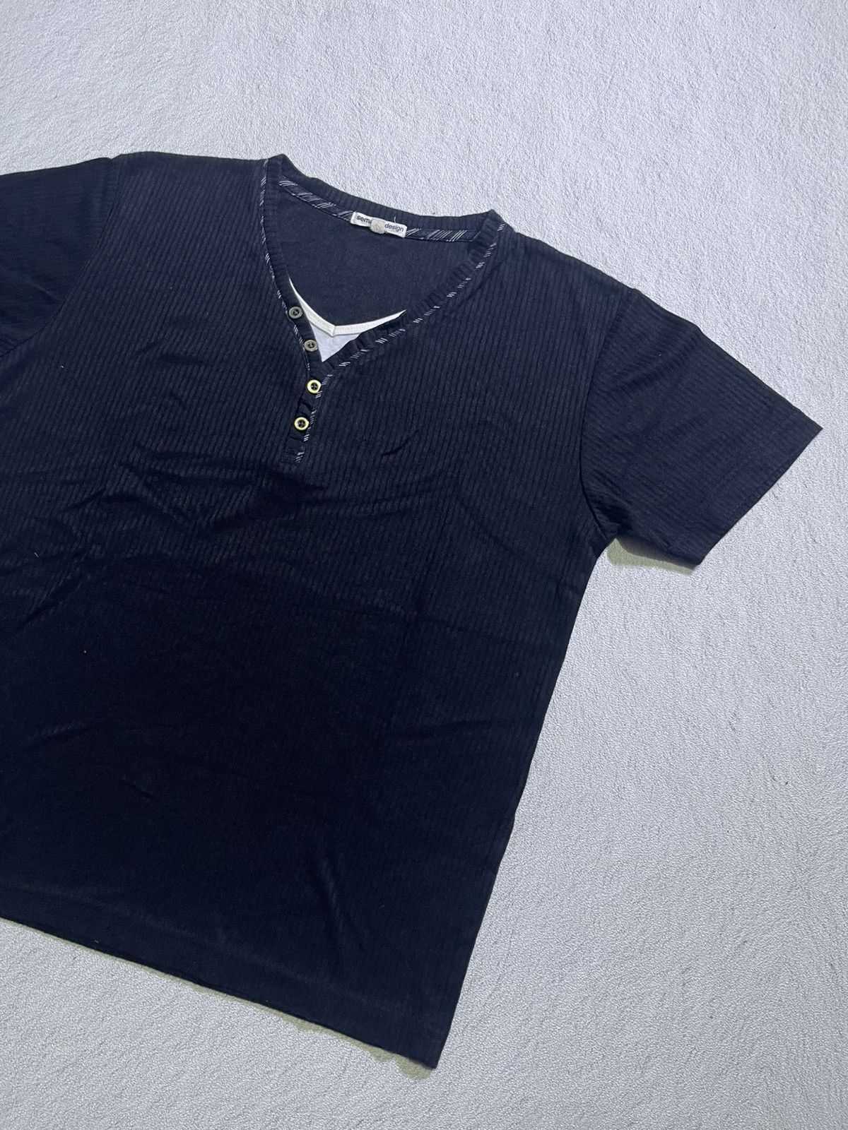 semanticdesign Y2K SEMANTICDESIGN short tshirt motif two leyer Size US M / EU 48-50 / 2 - 2 Thumbnail