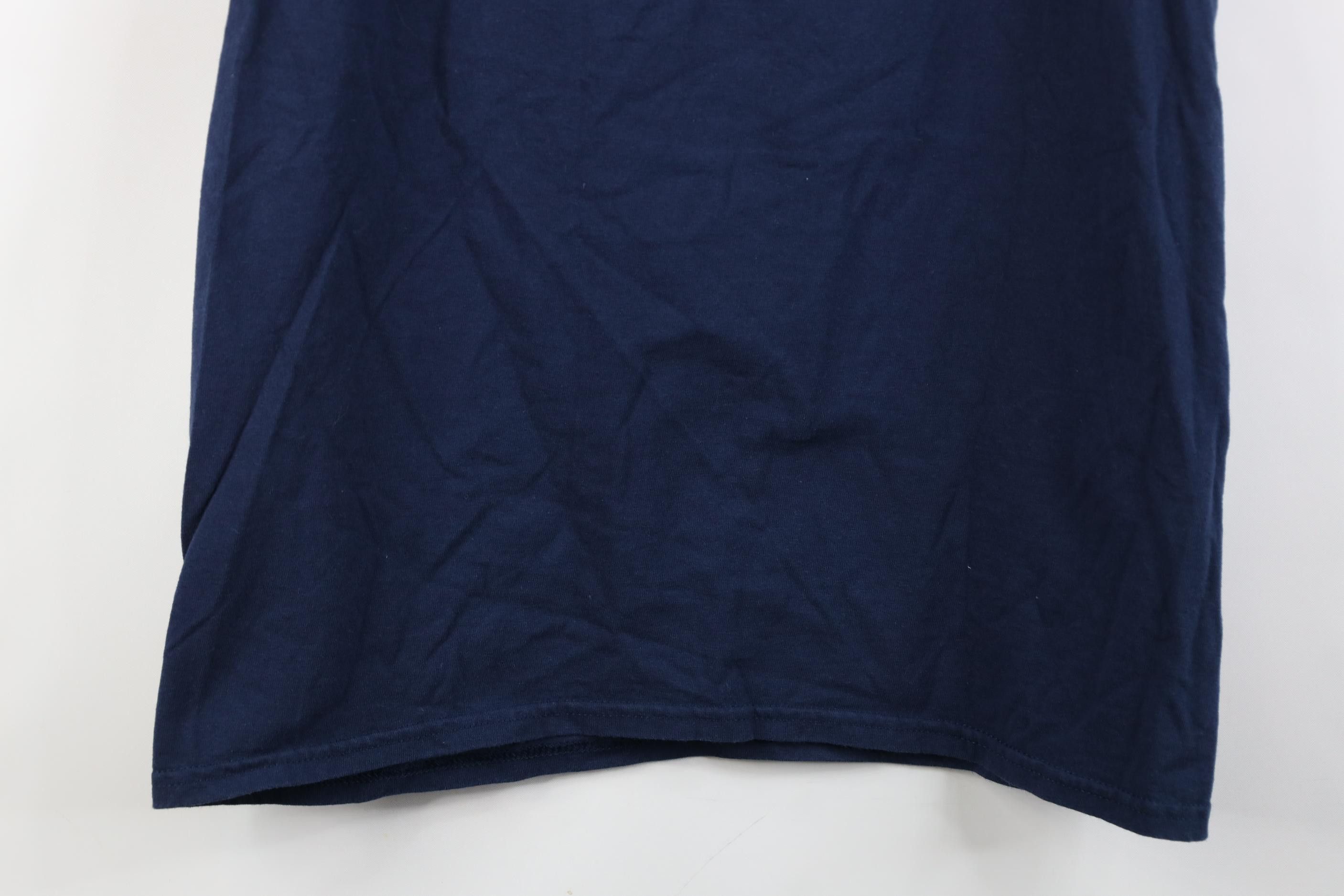 Vintage Vintage 90s Y2K Streetwear Tank Top T-Shirt Blue Cotton Size US M / EU 48-50 / 2 - 9 Thumbnail
