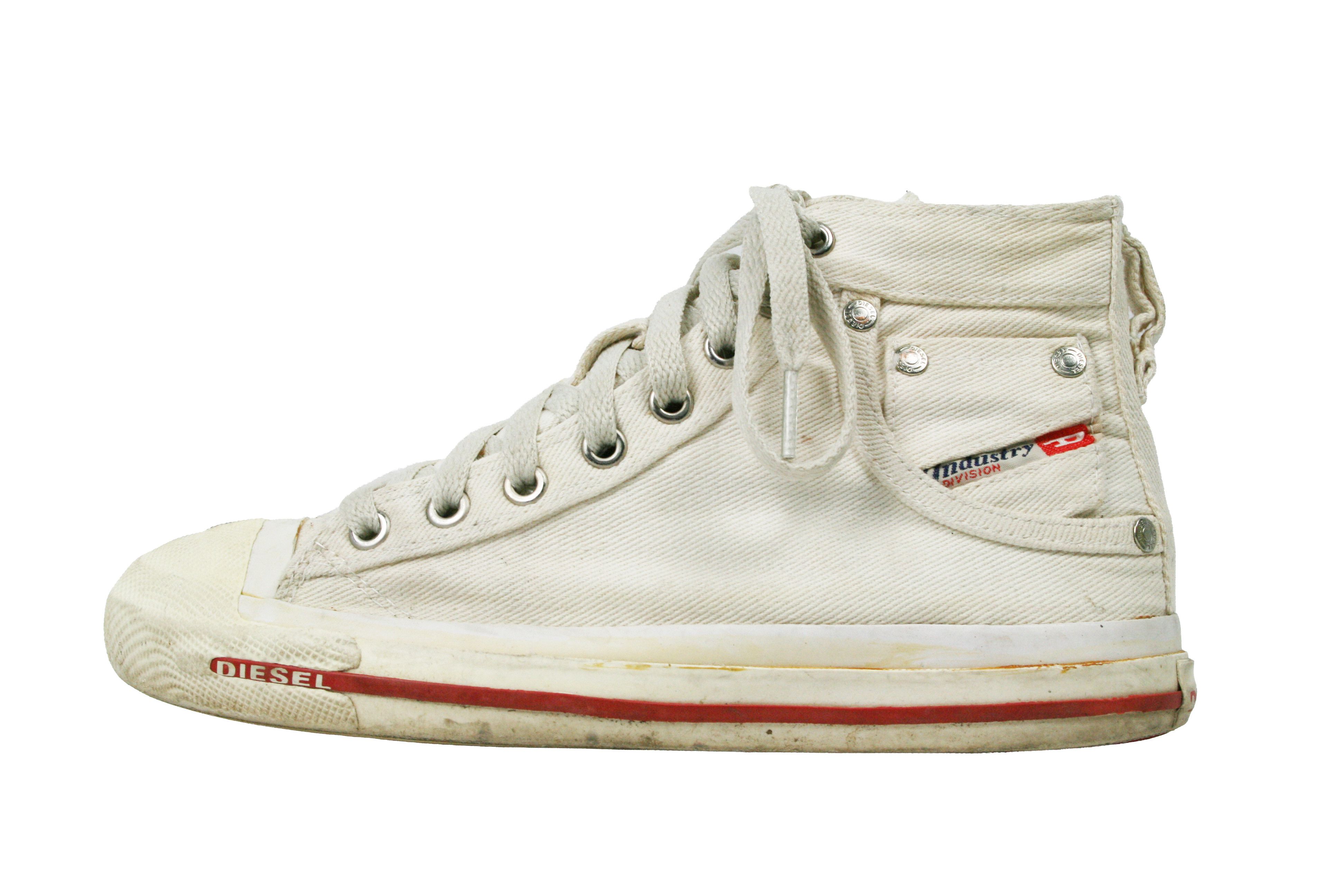 Diesel 00S Grunge Distressed Exposure Sneakers Vintage Size US 6 / IT 36 - 1 Thumbnail