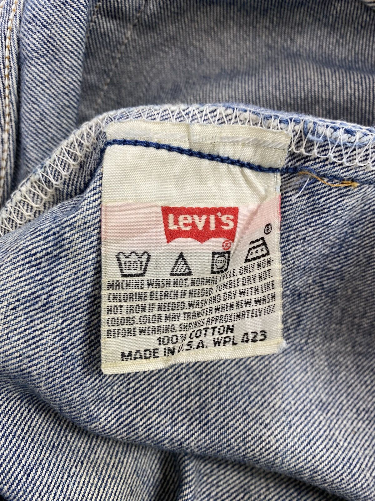 Levi's Vintage Clothing 🇺🇸1990s Vintage Levis 501XX Clawmark Faded 34x32 Blue Jeans Size US 29 - 11 Thumbnail