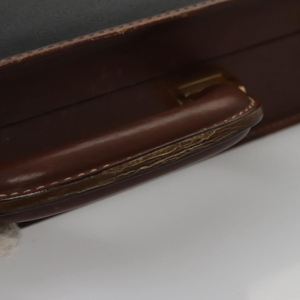 Gucci GUCCI Micro GG Canvas Trunk Black Gold Size ONE SIZE - 7 Thumbnail