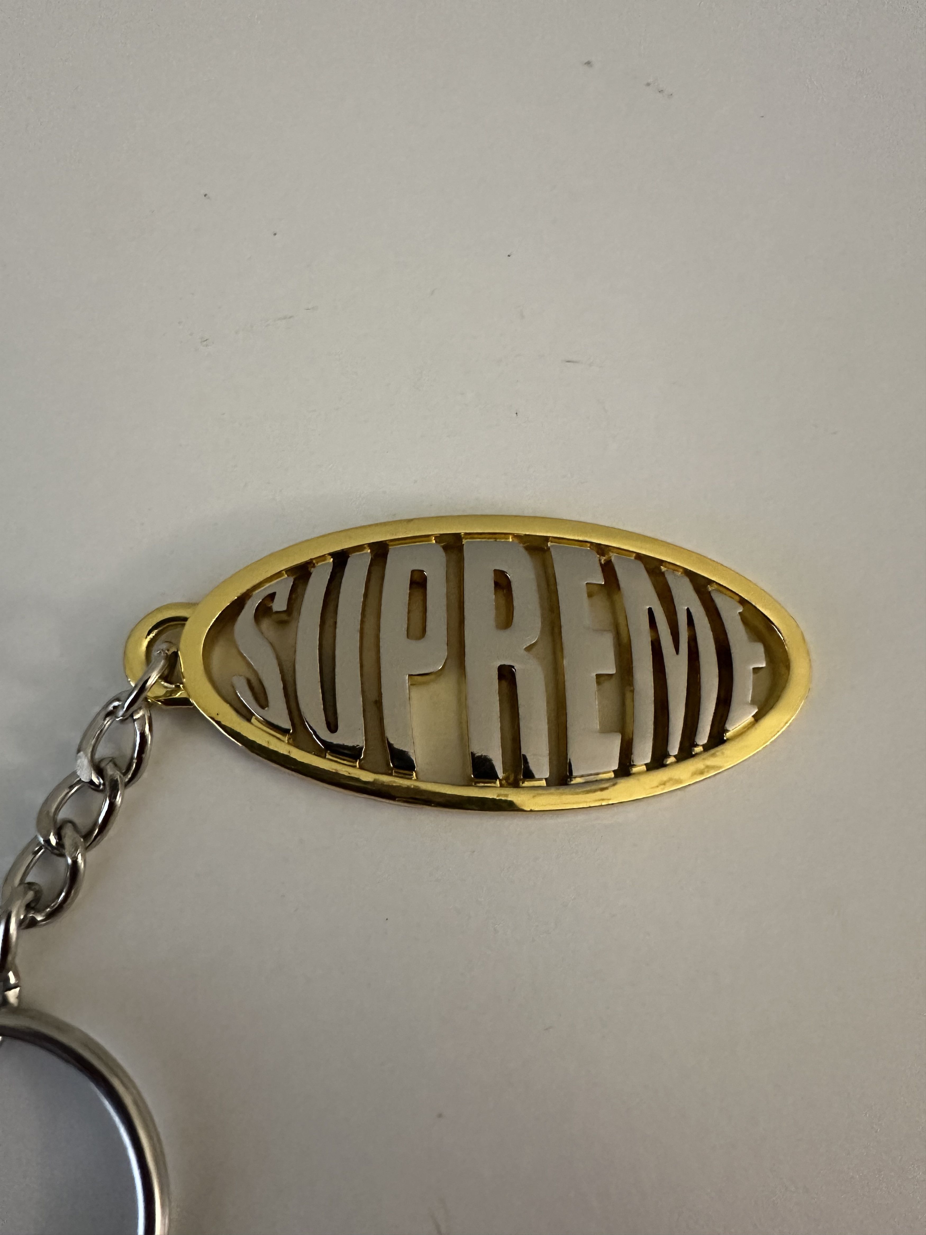 Supreme × Tiffany & Co. Supreme Tiffany Oval Tag Keyring Keychain