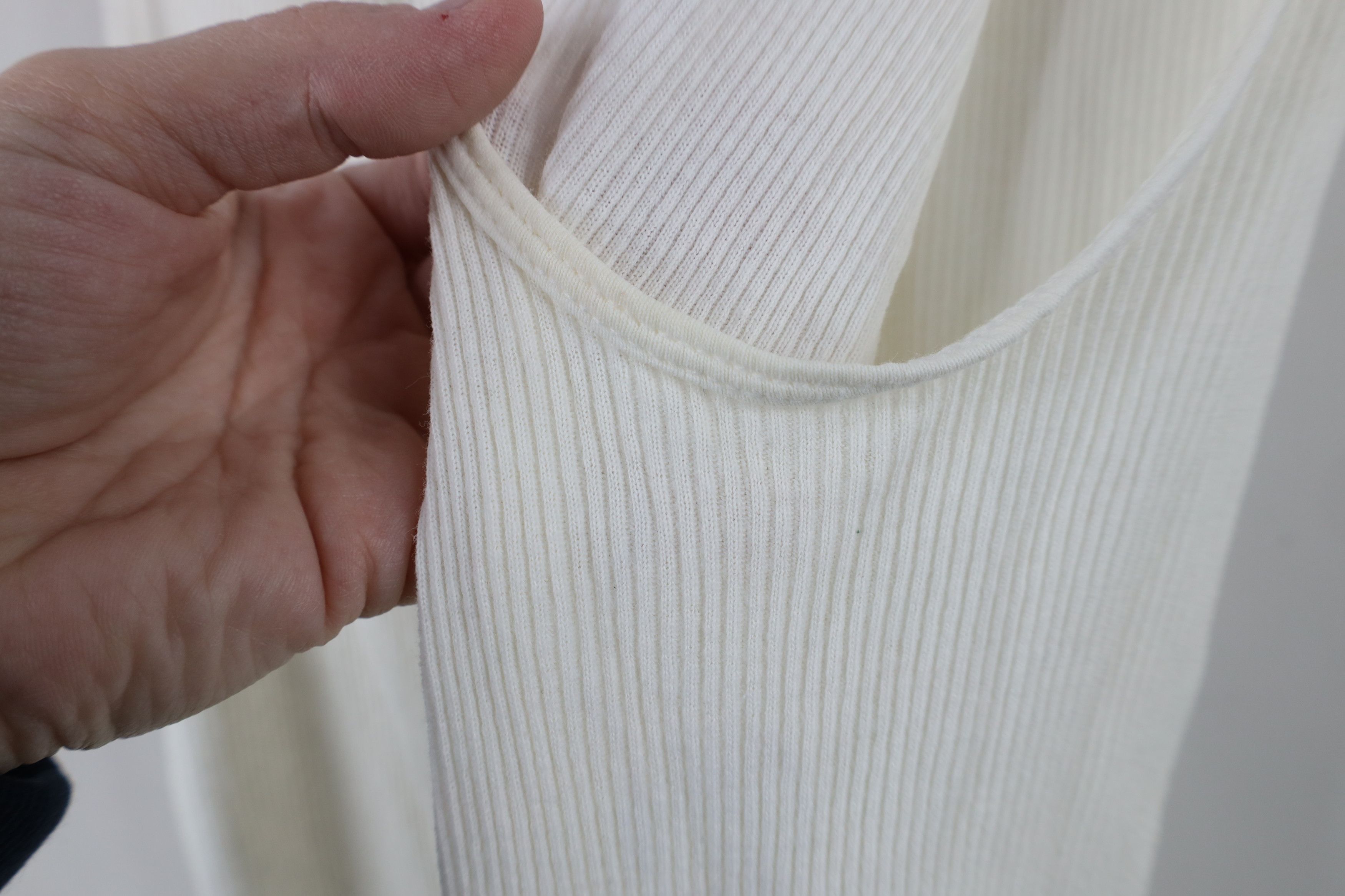 Vintage Vintage 90s Streetwear Ribbed Wife Beater Tank Top T-Shirt Size US L / EU 52-54 / 3 - 8 Thumbnail
