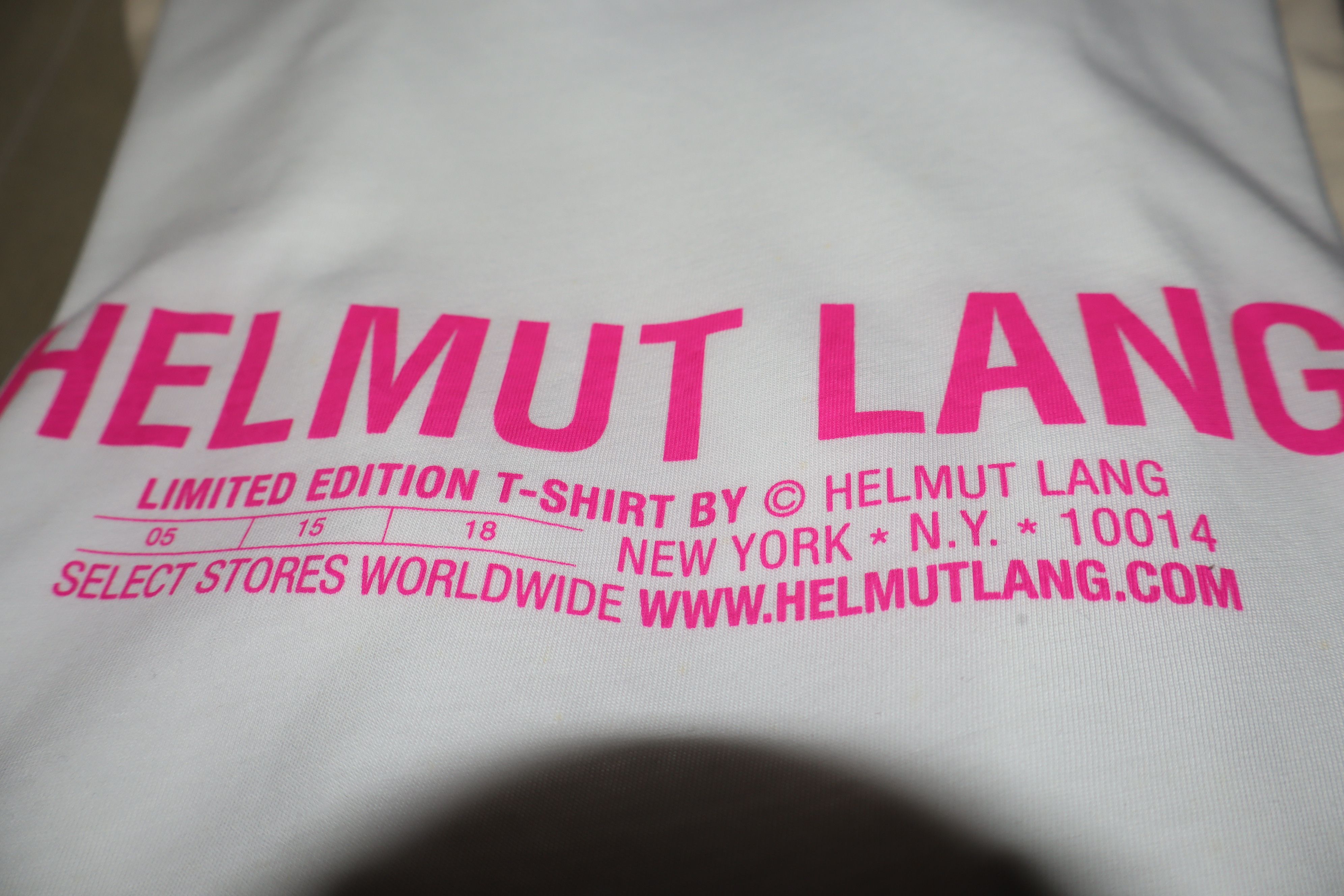 Helmut Lang Ltd edition logo t-shirt Size XS / US 0-2 / IT 36-38 - 9 Thumbnail