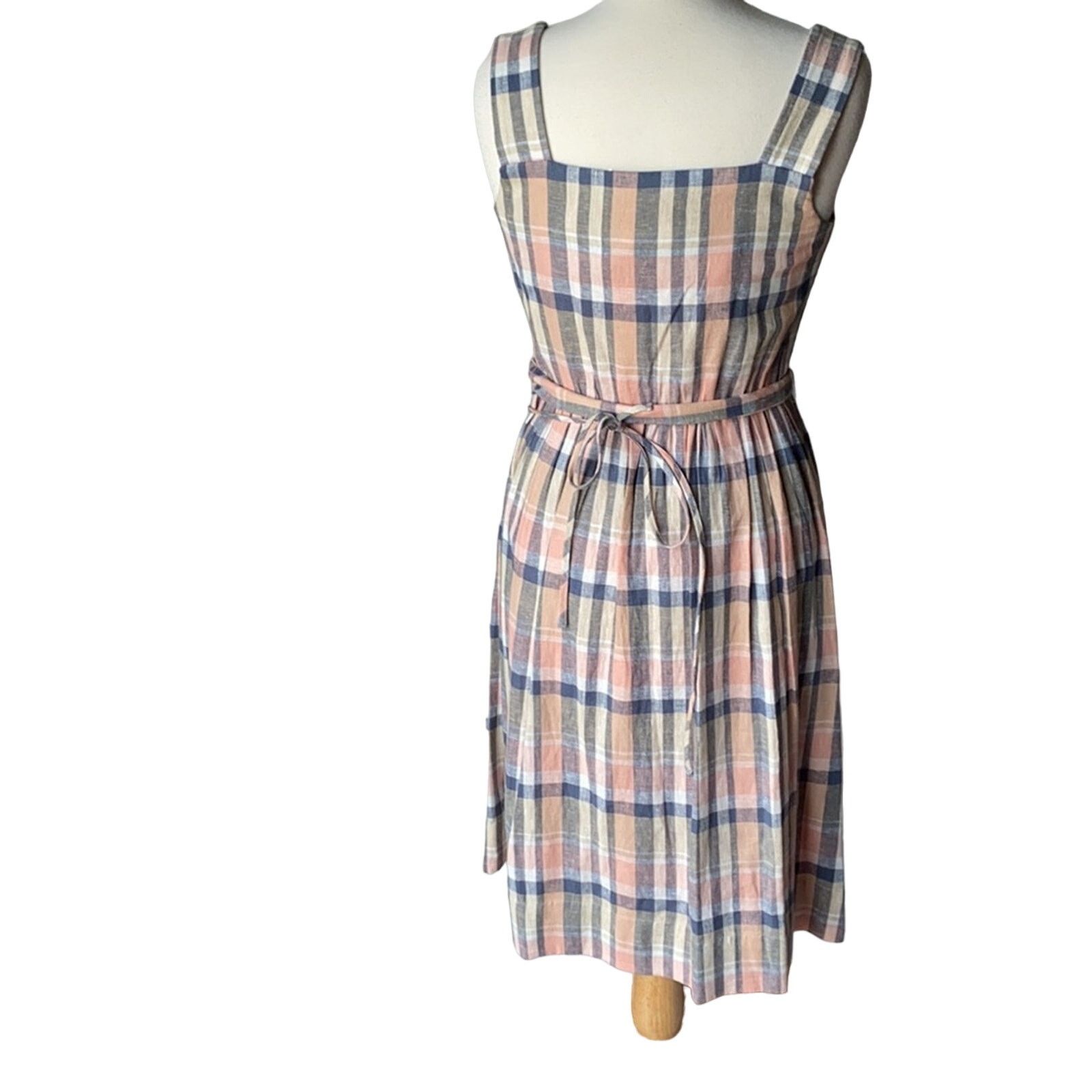 Other GAL MEETS GLAM Peyton Belted Button Up Plaid Dress Size 2 Size XS / US 0-2 / IT 36-38 - 6 Thumbnail
