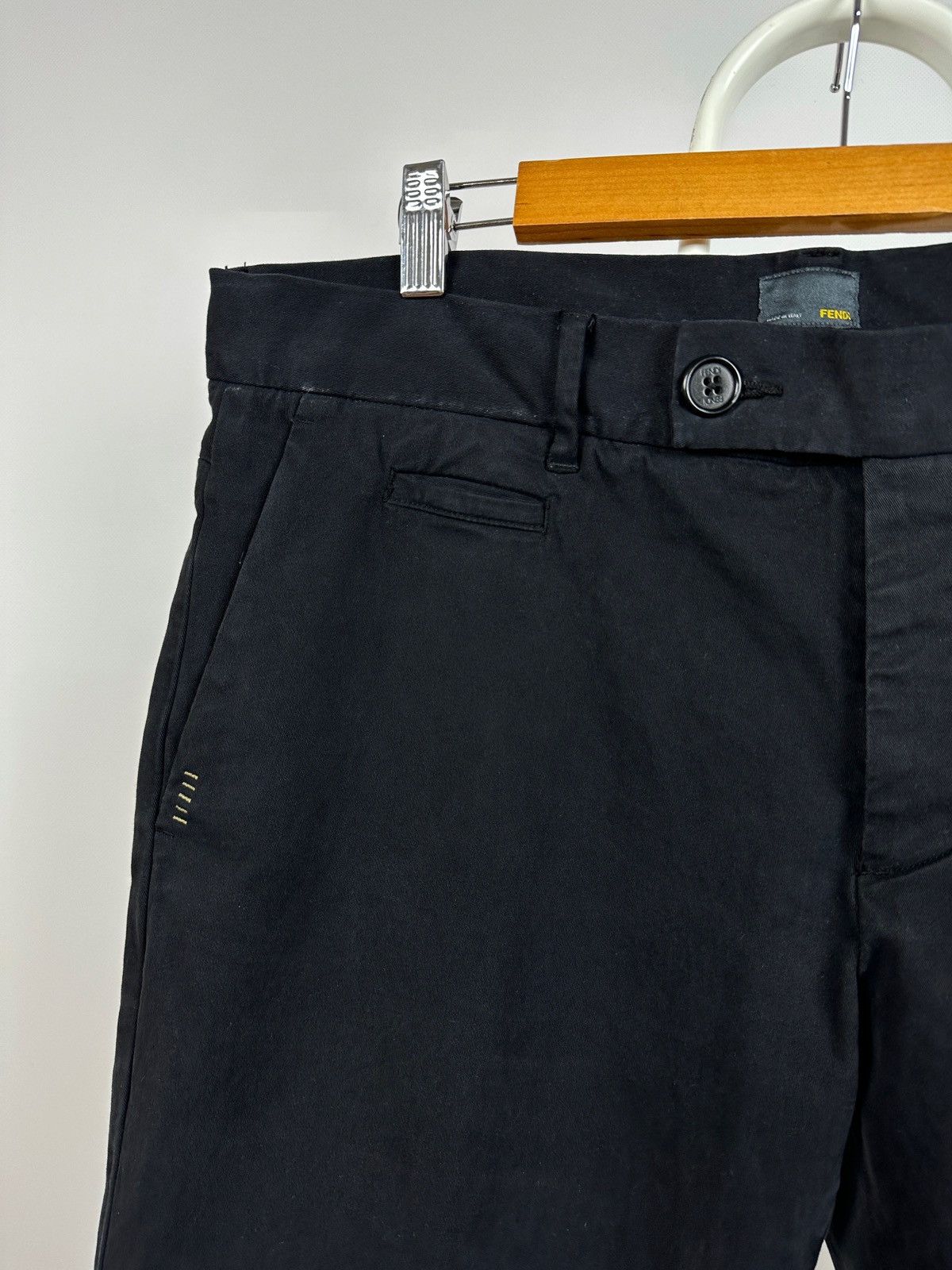 Fendi Fendi Black Trousers Pants Size US 34 / EU 50 - 6 Thumbnail
