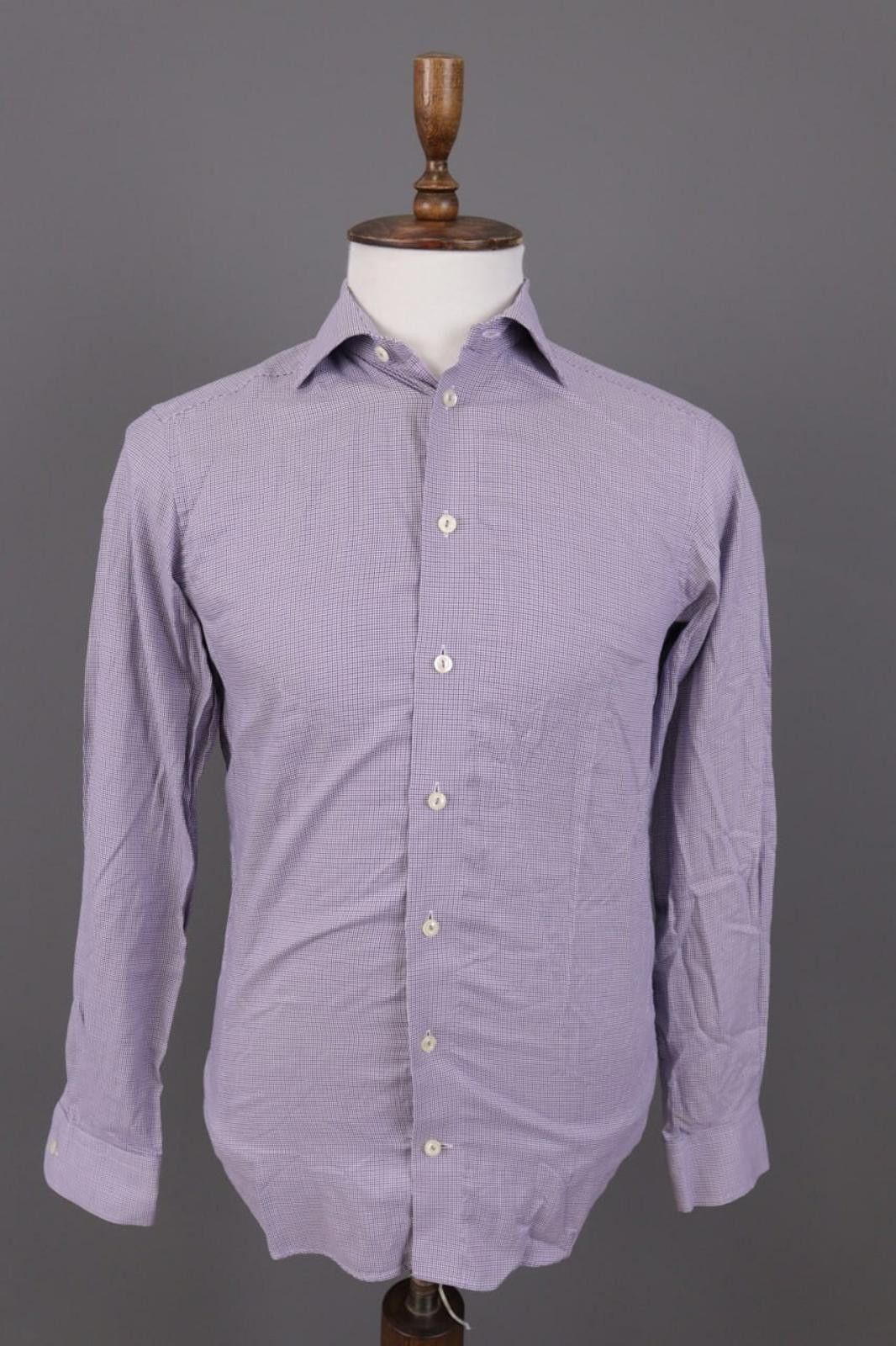 Eton Eton Contemporary Purple Luxury Shirt Size 38 / 15 Size US M / EU 48-50 / 2 - 1 Thumbnail