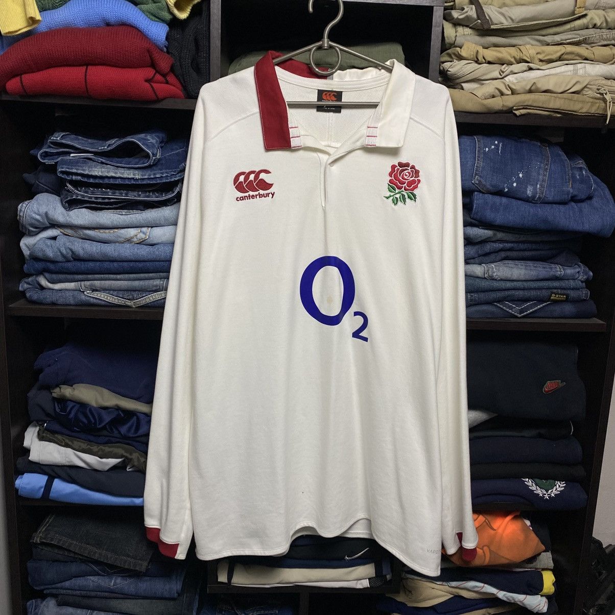 Canterbury of New Zealand Vintage Canterbury England o2 rugby big logo 00’s longsleeve Size US XXL / EU 58 / 5 - 1 Thumbnail