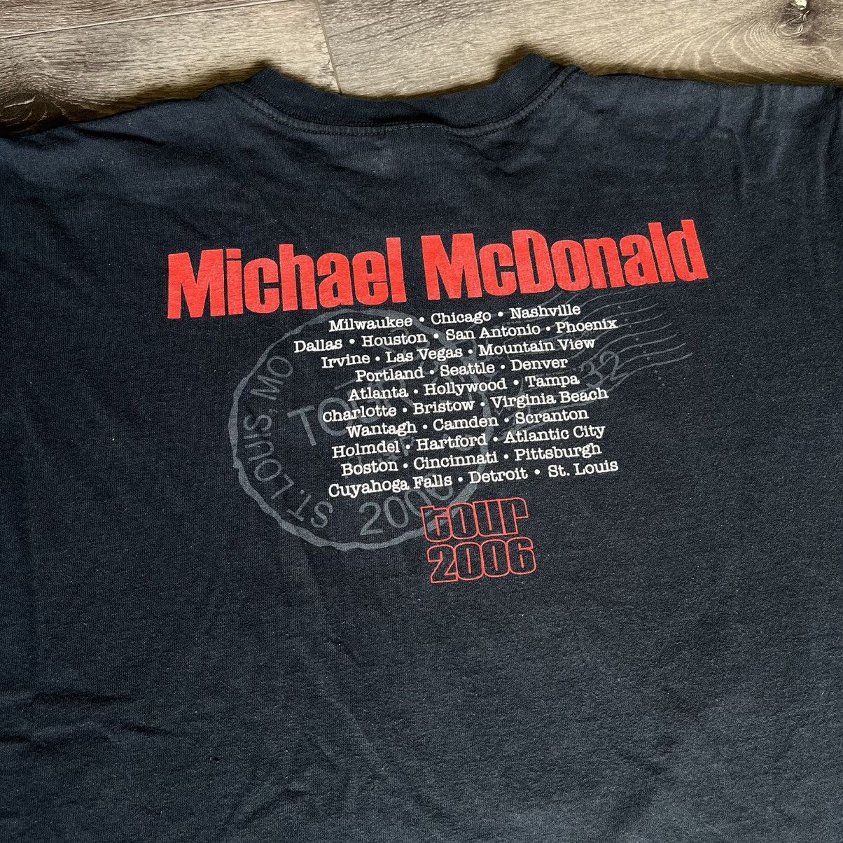 Band Tees Vintage 2006 Michael McDonald Tour Band T Shirt Doobie Bros Size US L / EU 52-54 / 3 - 4 Thumbnail
