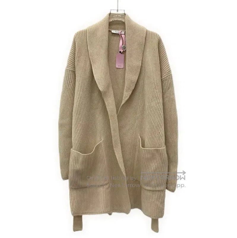 MaxMara Brown Wool Women's Cardigan .