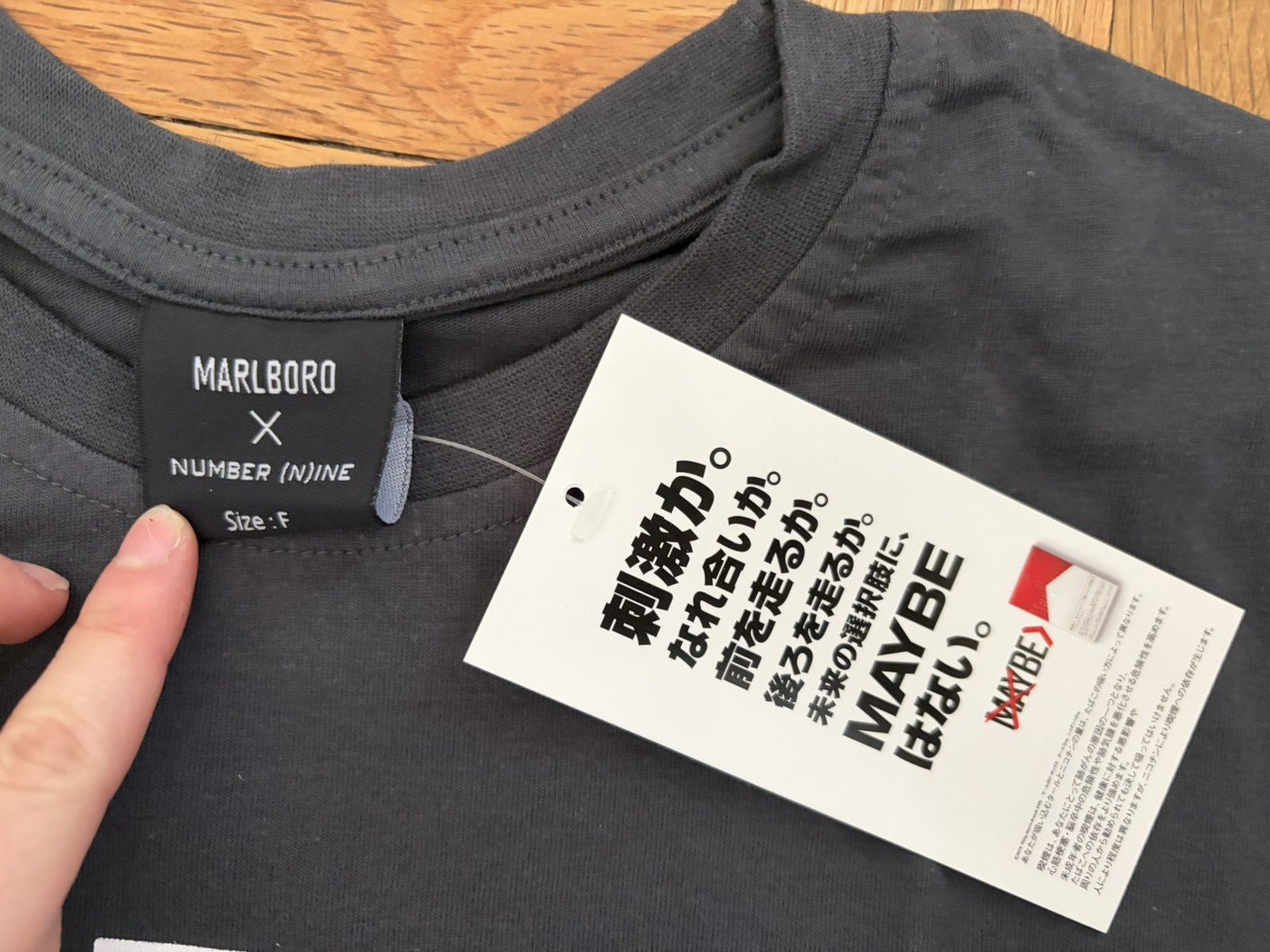 Number (N)ine NEW Number (N)ine Marlboro Step Up Out Of Your Box Tshirt Size US M / EU 48-50 / 2 - 3 Thumbnail