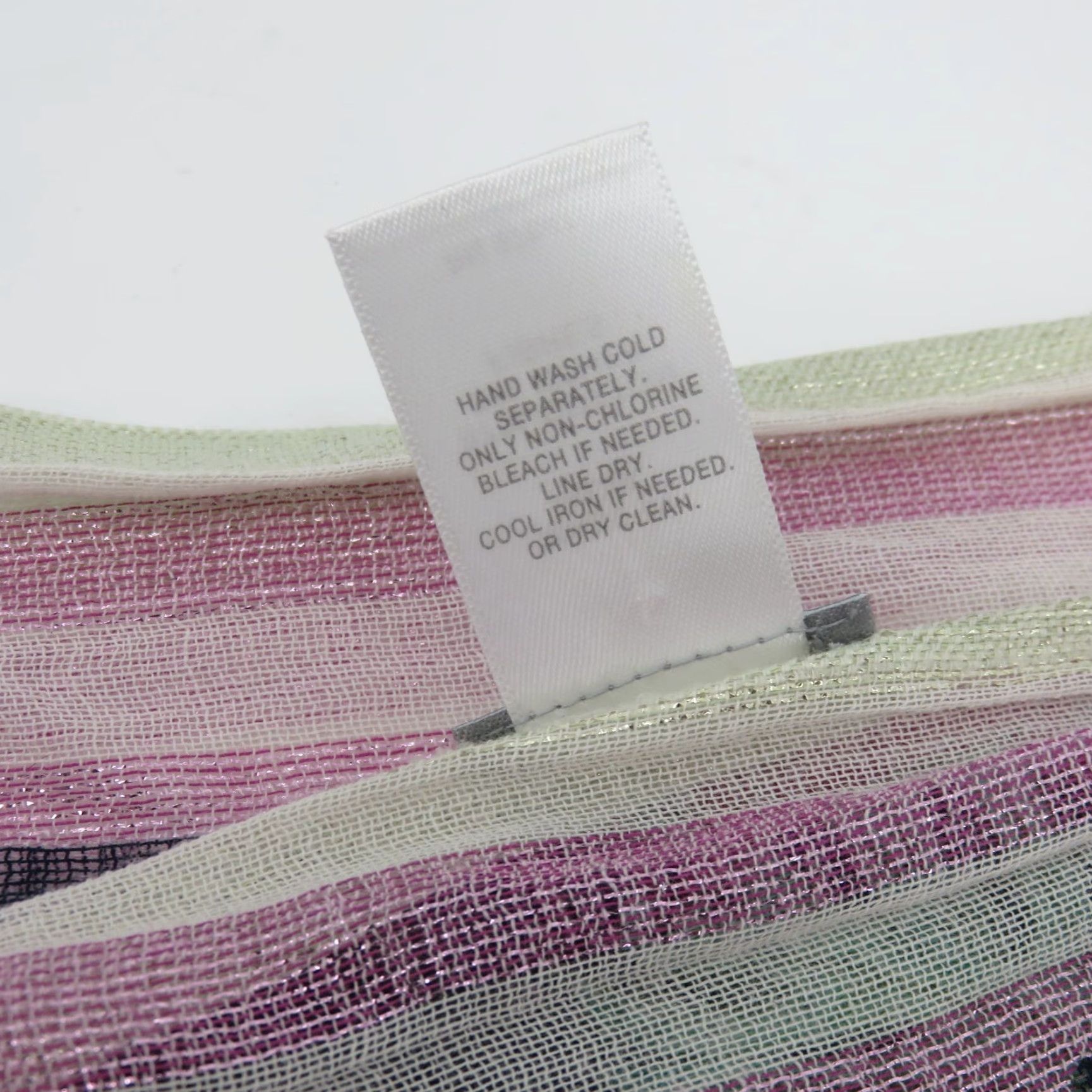 J. Jill J Jill Multicolor Tropical Leaf Rectangle Scarf Cotton Blend Womens Scarf Floral Pattern Tropical Fall Summer Winter 75" Fringe Size ONE SIZE - 7 Thumbnail