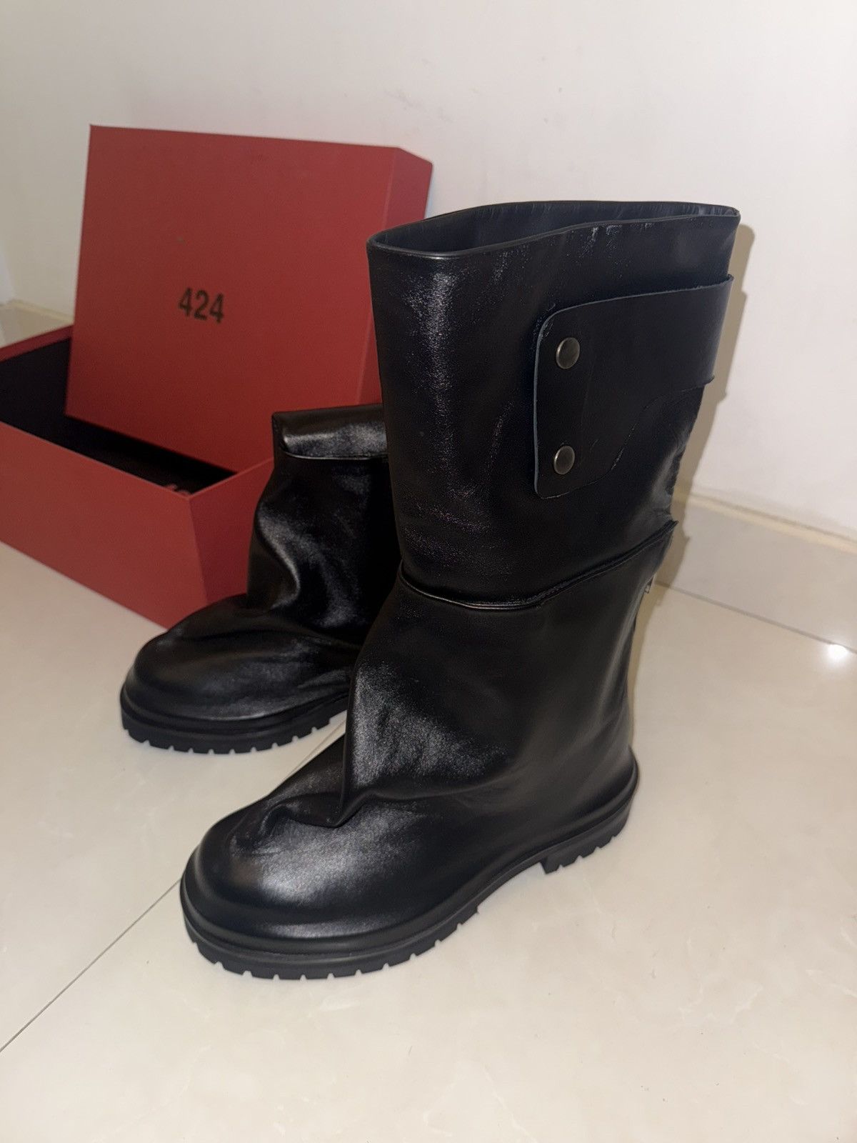 424 424 DRAGONRIDER NAPPA LEATHER Size US 8.5 / EU 41-42 - 3 Thumbnail