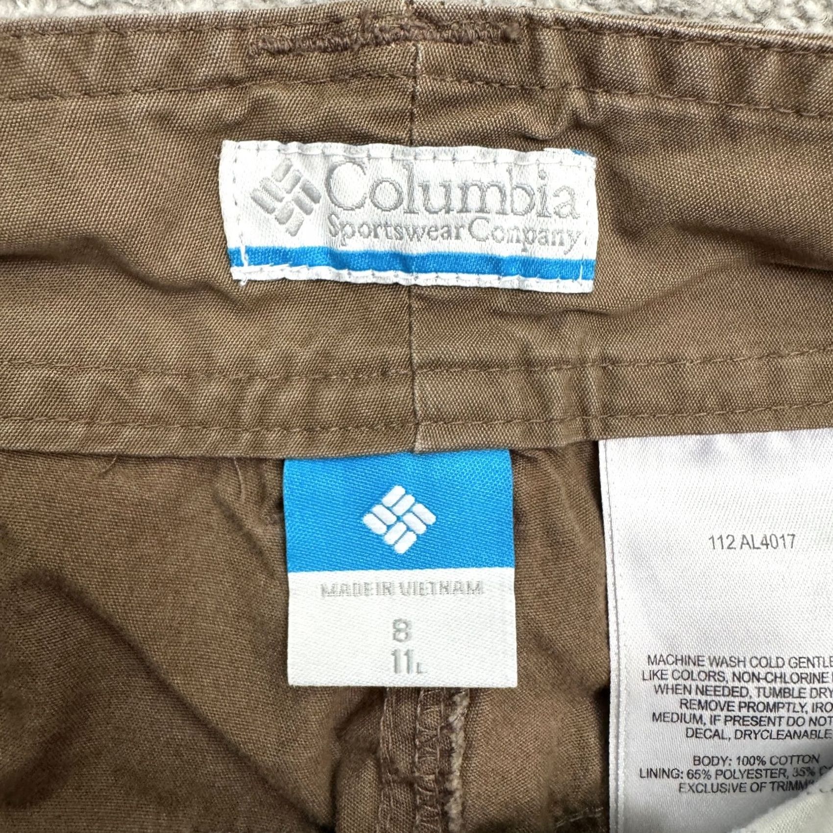 Vintage Columbia Bermuda Shorts Womens 8 Dark Brown Cotton Casual Outdoor Trail Size 30" / US 8 / IT 44 - 6 Thumbnail