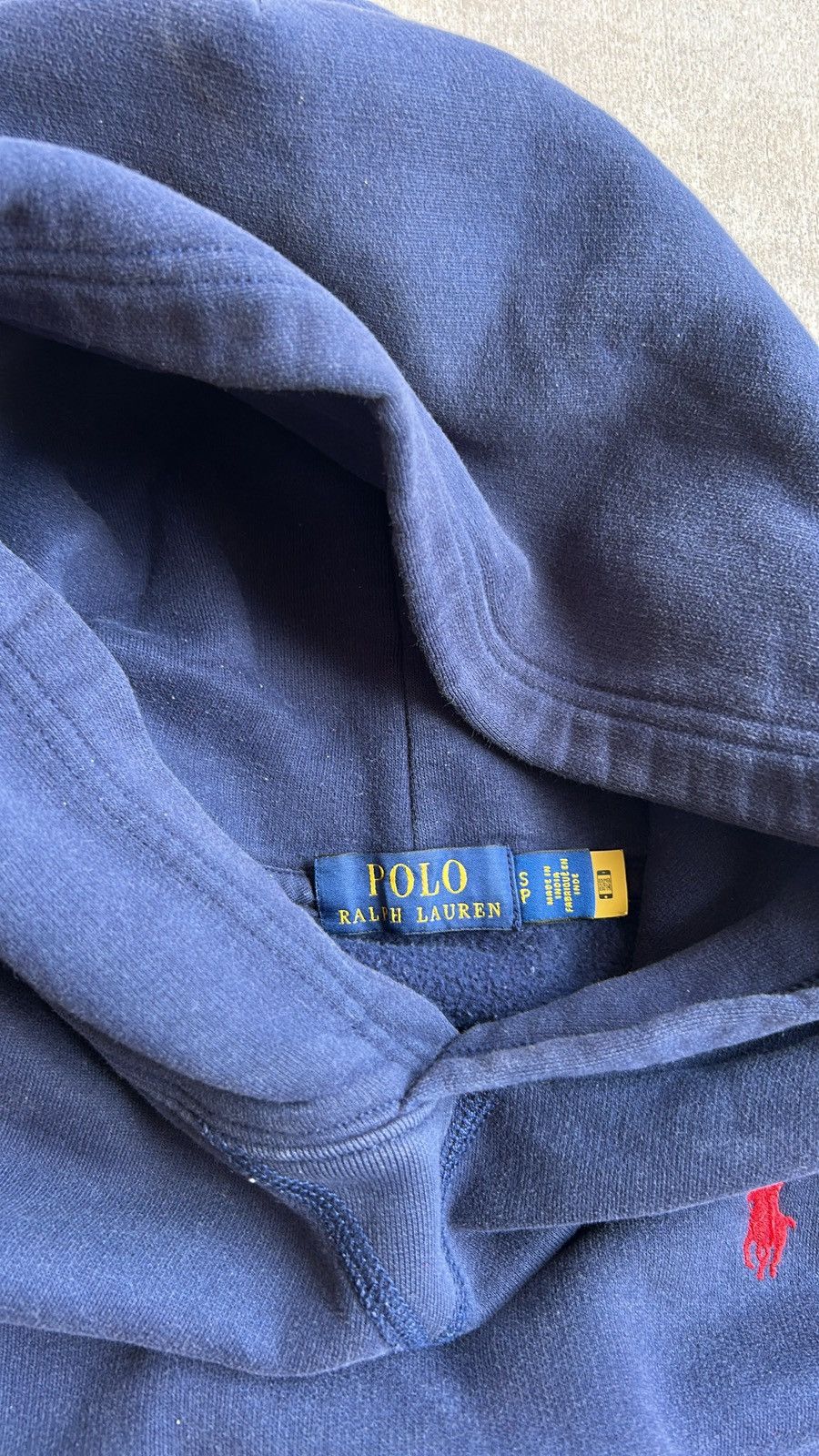 Polo Ralph Lauren Navy blue polo hoodie Size US S / EU 44-46 / 1 - 2 Thumbnail