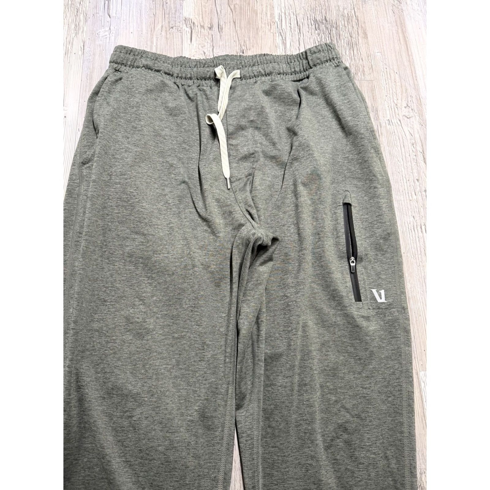 Vuori Vuori Sunday Performance Jogger Mens Medium Heather Gray Drawstring Pockets Knit Solid Athleisure Jogger Mens Size M Gray Size US 31 - 5 Thumbnail