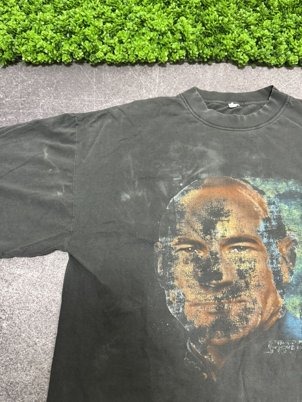 Band Tees Star Trek vinatge tee Jean Luc Picard Thrashed Faded Shirt Size US L / EU 52-54 / 3 - 6 Thumbnail