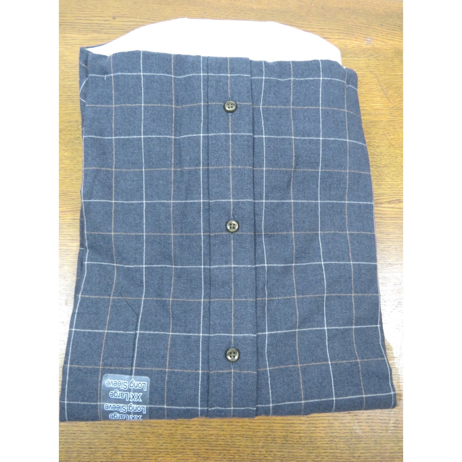 Vintage NWT St. John's Bay Button-Down Dress Shirt Long Sleeve 2XL Blue Stripe Mens Regular Cotton Button-Up Shirt Size US XXL / EU 58 / 5 - 4 Thumbnail