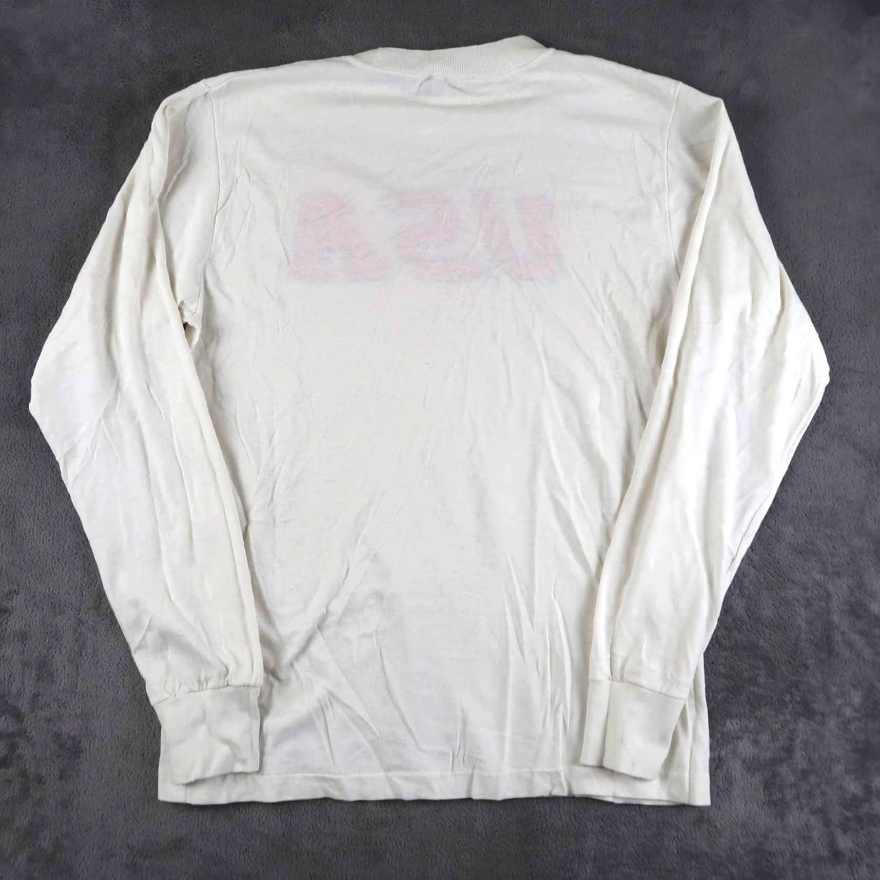 Champion VINTAGE Champion Team USA Long Sleeve Shirt Mens L White 1980s Cotton Blend Made in USA Size US L / EU 52-54 / 3 - 2 Thumbnail