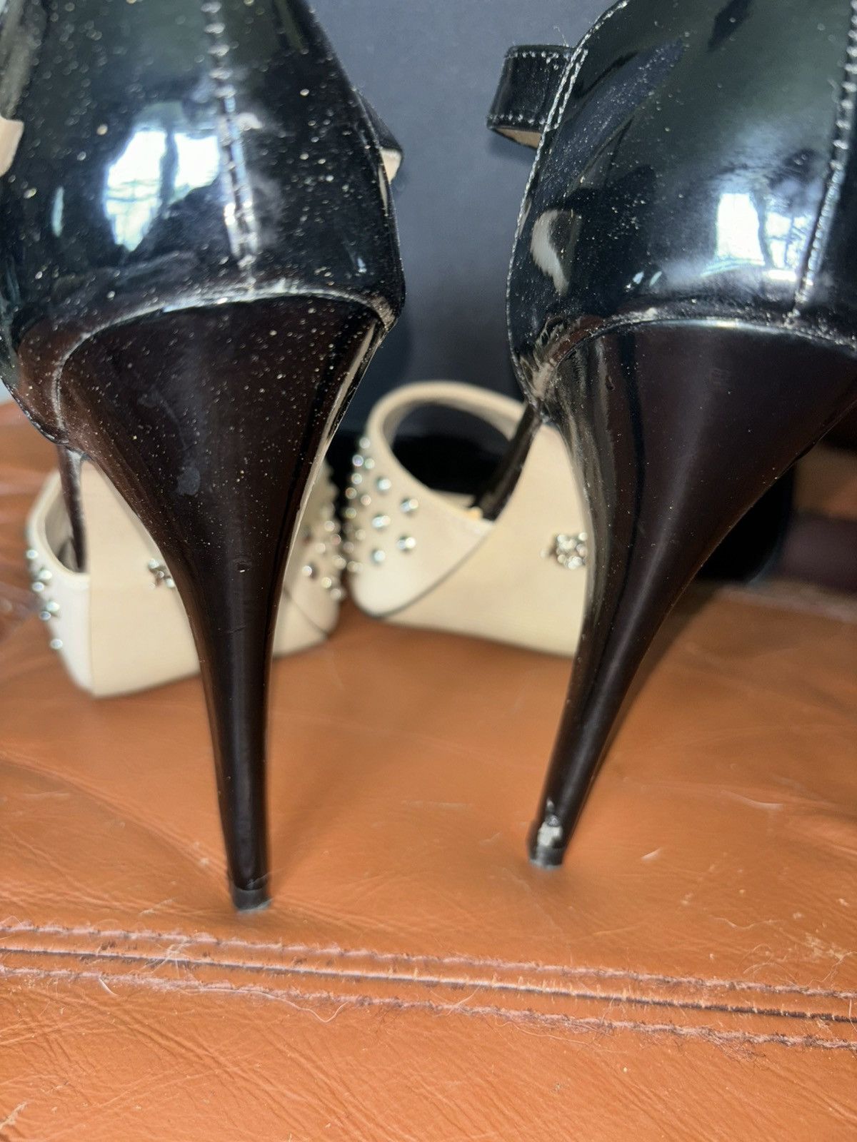 Rock & Republic Rock & Republic Women's Studded Platform Stiletto Heels Size US 6.5 / IT 36.5 - 4 Thumbnail