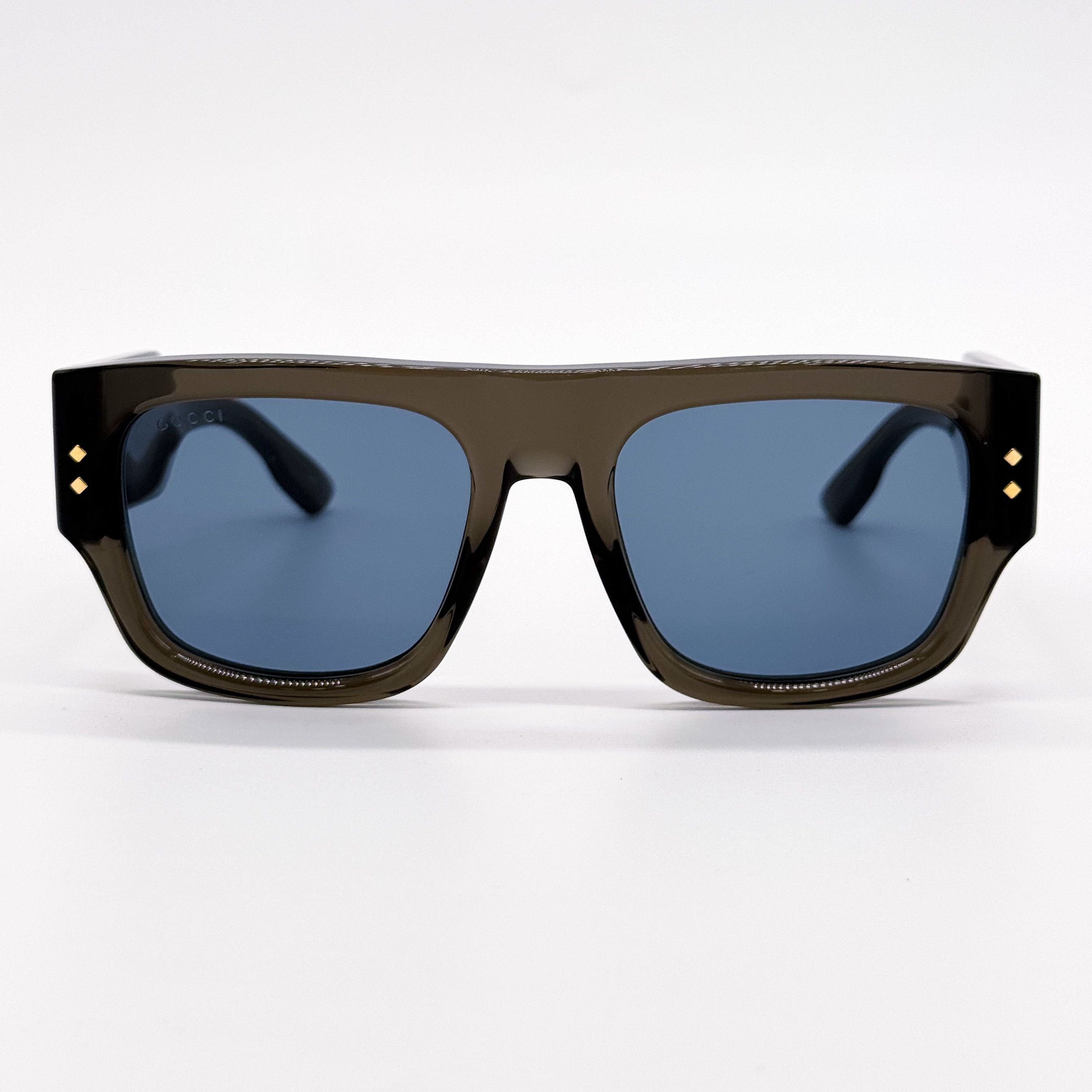 Gucci NEW AUTHENTIC GG1262S 003 GUCCI UNISEX SHIELD SUNGLASSES Size ONE SIZE - 4 Thumbnail