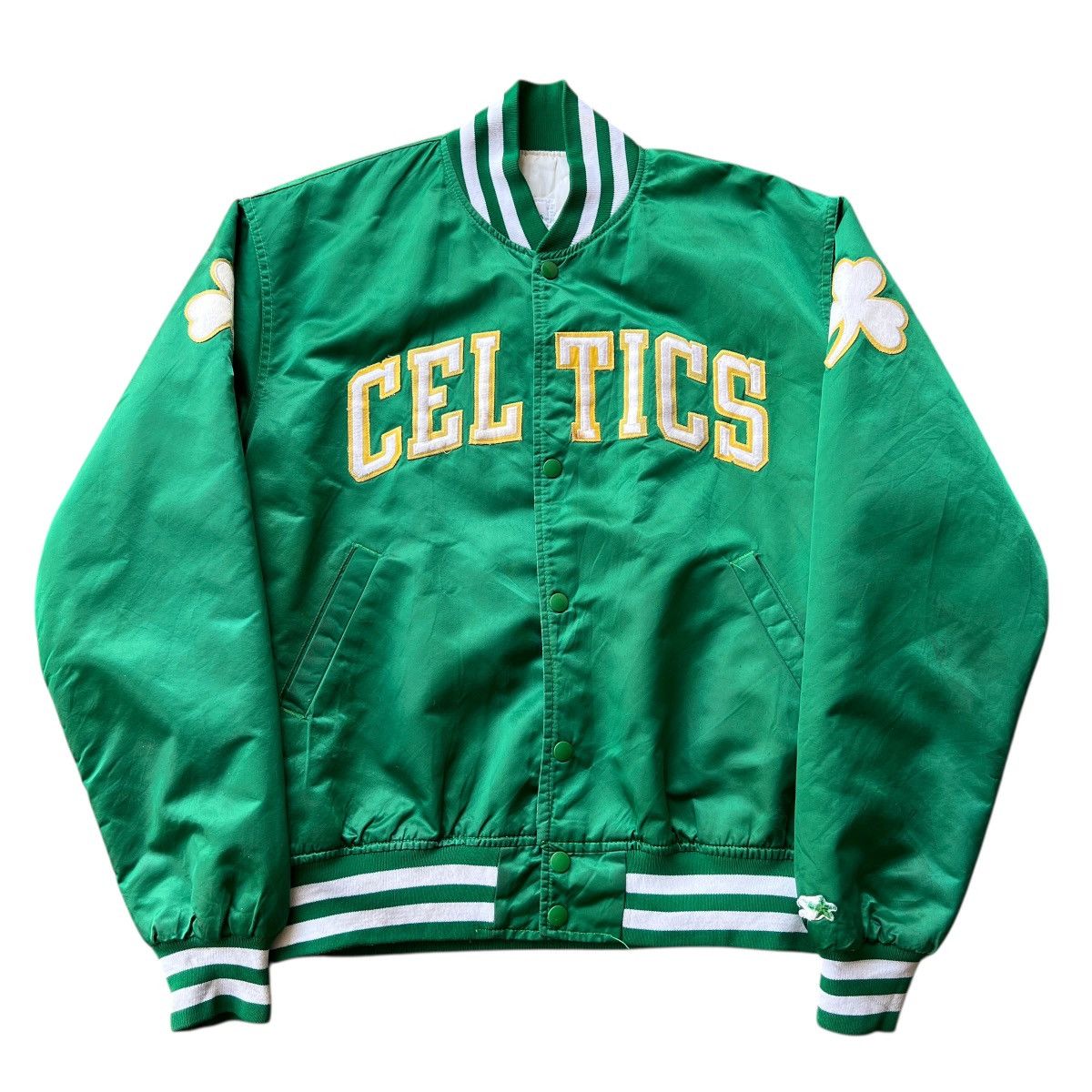 NBA 🔥 Vintage Boston Celtics NBA Starter Green Bomber Jacket Size US L / EU 52-54 / 3 - 10 Thumbnail