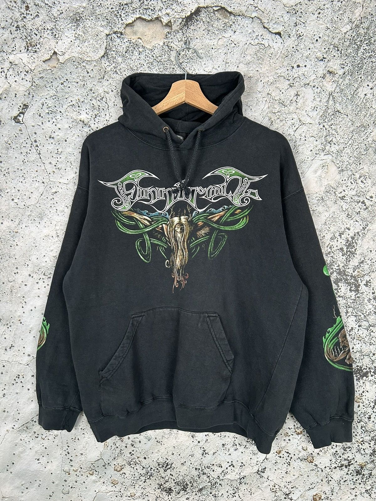 Vintage Vintage Finntroll Black Metal Rock Hoodie Avant Garde Punk Size US L / EU 52-54 / 3 - 1 Thumbnail