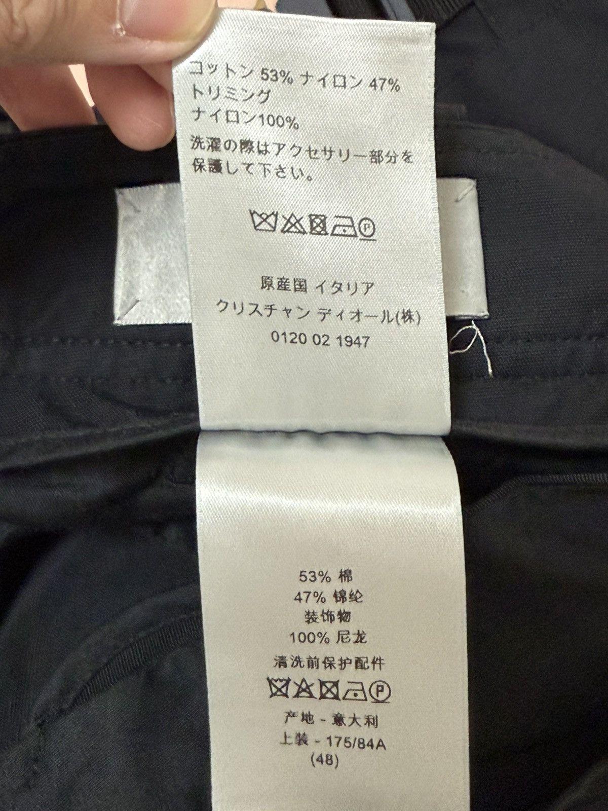 Alyx × Dior Dior black technical cargo pants with alyx buckles 48 Size US 31 - 9 Thumbnail