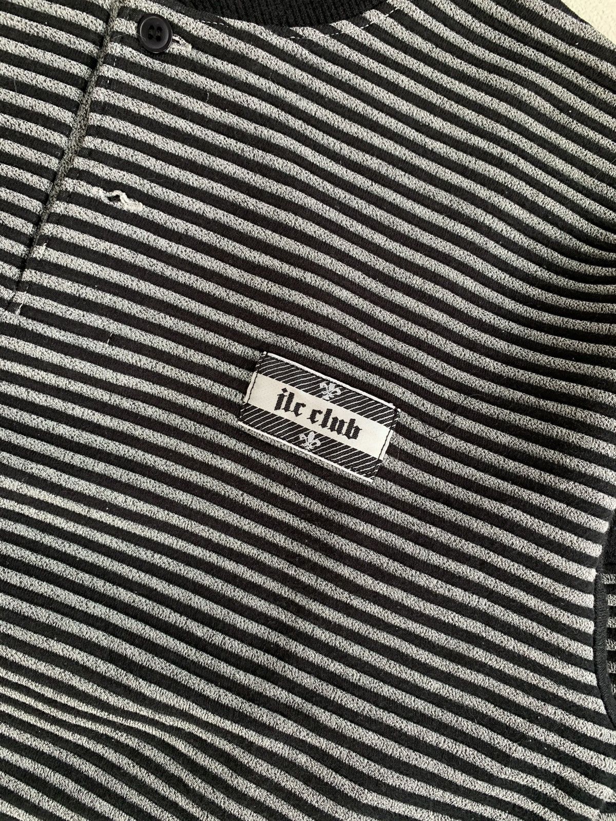 Le Grande Bleu (L.G.B.) Y2K JLC CLUB STRIPE JAPANESE SWEATSHIRT IFSIX LGB STYLE Size US L / EU 52-54 / 3 - 9 Thumbnail