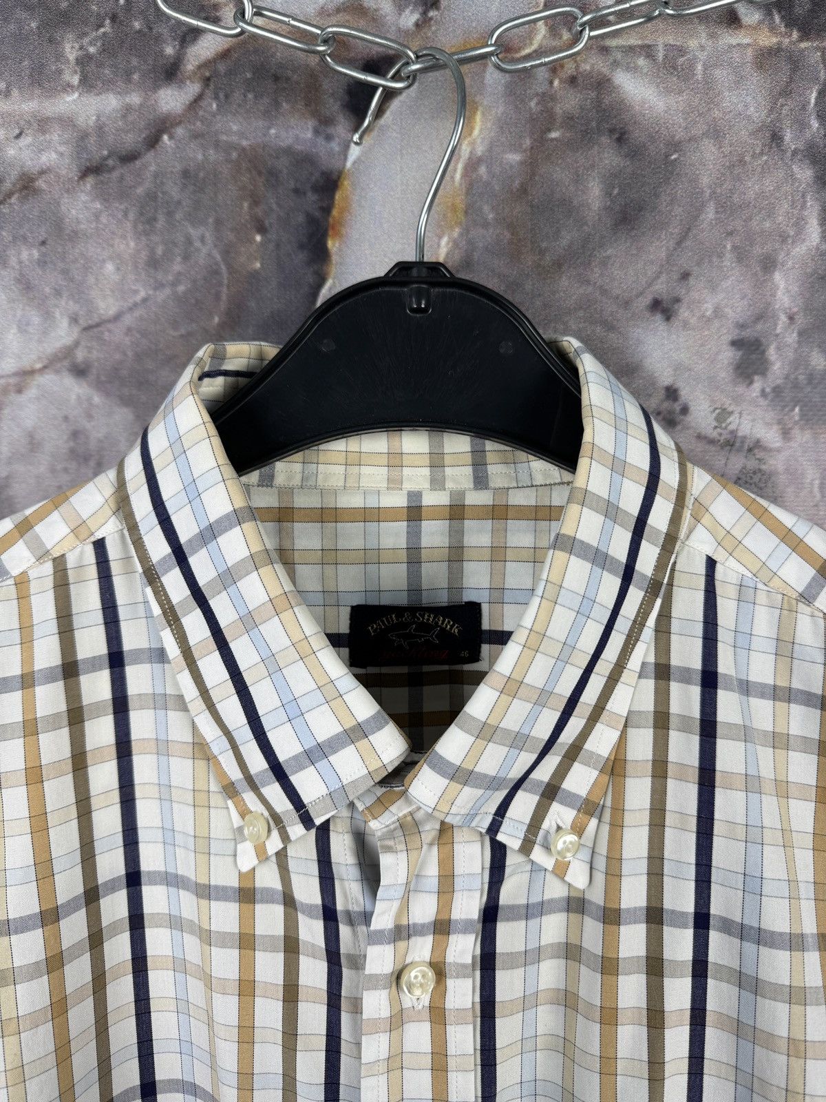 Paul & Shark Men’s Paul Shark Shirt Button Up Luxury Size 46 Size US XXL / EU 58 / 5 - 6 Thumbnail