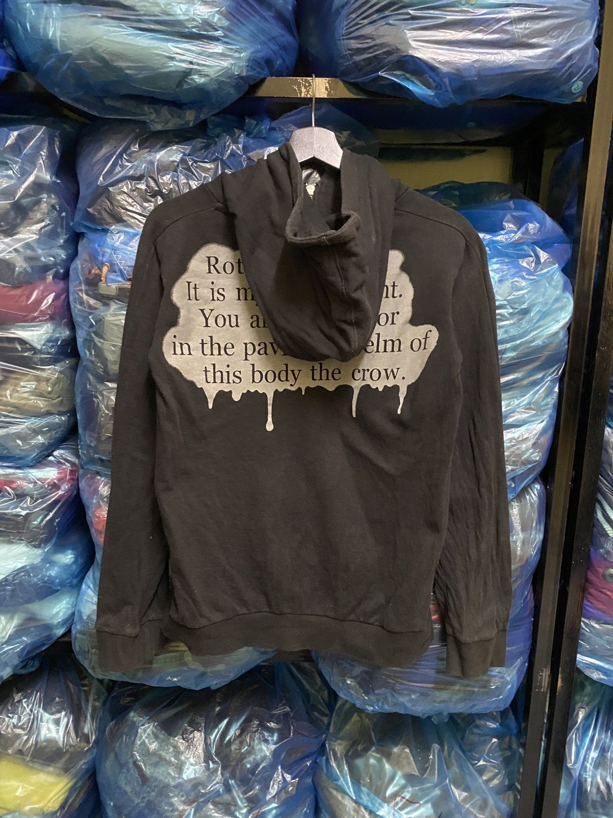 PPFM Vintage PPFM “Rot Is My Friend” Graphic Zip Hoodie – Black Size US S / EU 44-46 / 1 - 7 Thumbnail