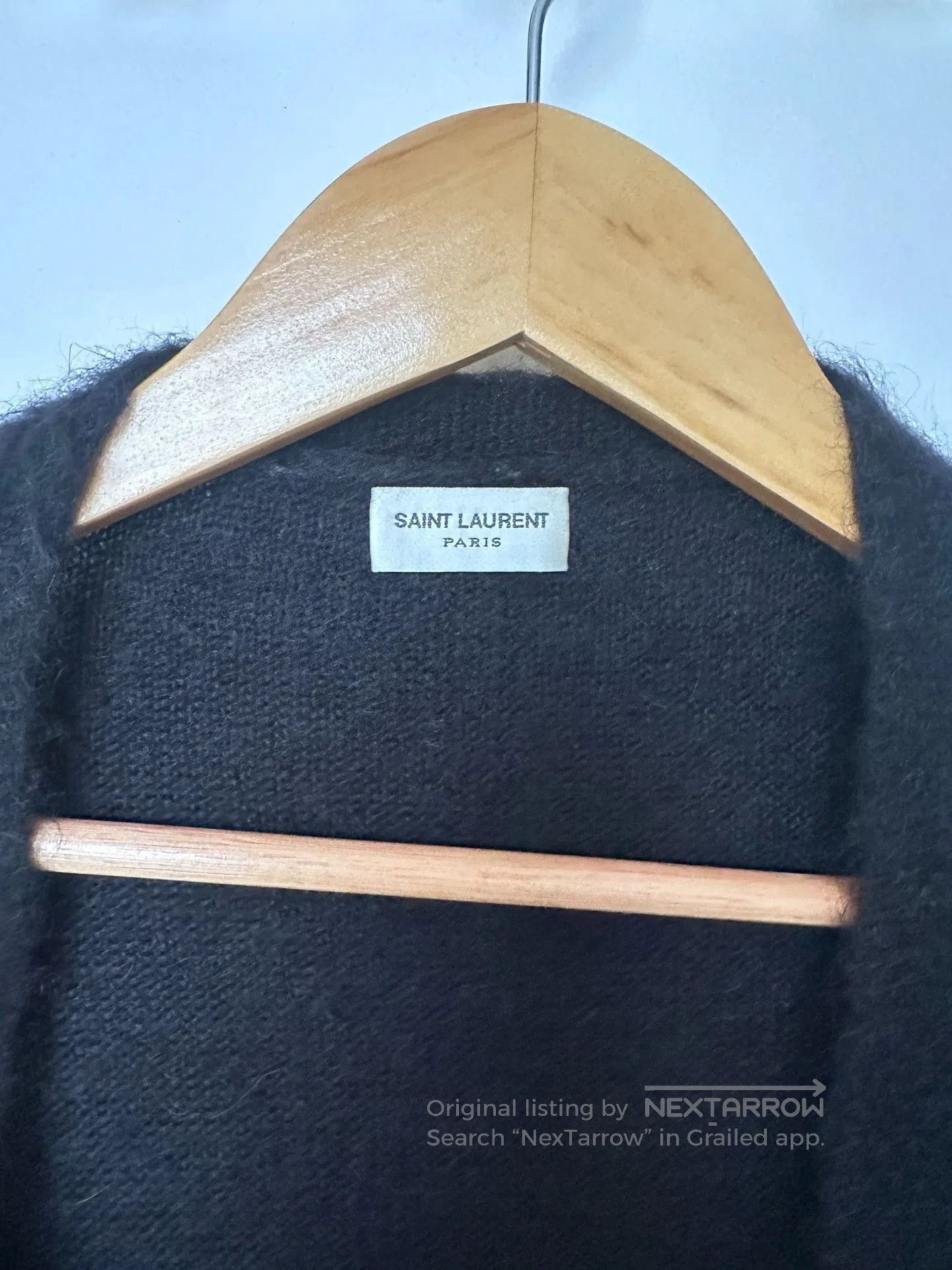 Saint Laurent Paris Saint Laurent Black Sequin Star Cardigan. Size M / US 6-8 / IT 42-44 - 1 Thumbnail
