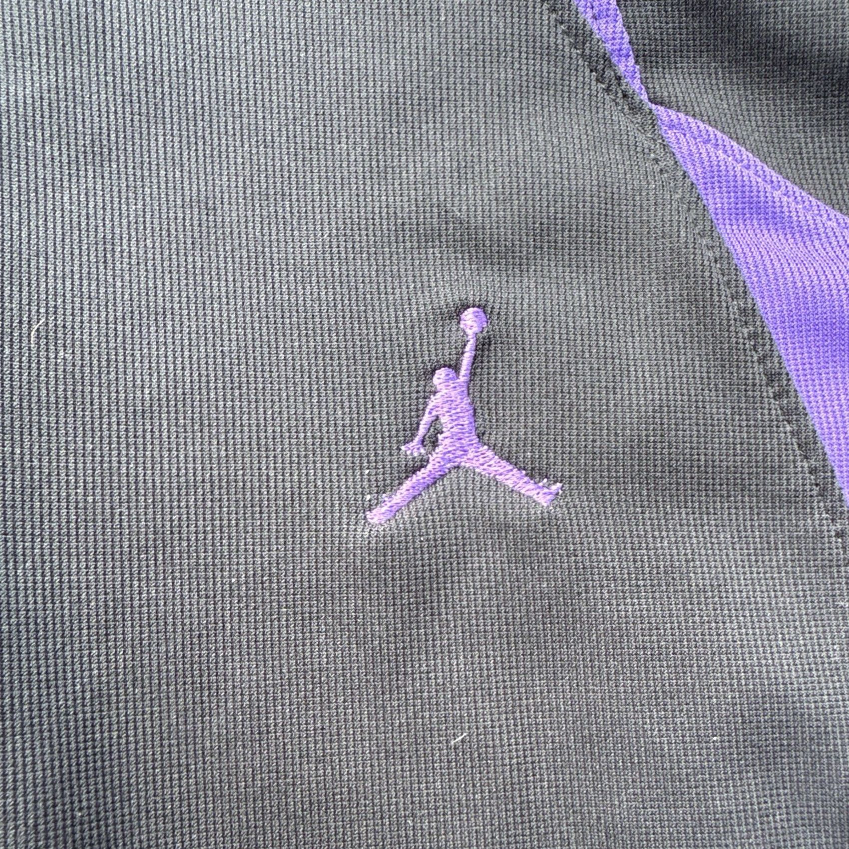 Jordan Brand Jordan Brand Purple Black Track Jacket Full Zip L Men Size US L / EU 52-54 / 3 - 3 Thumbnail