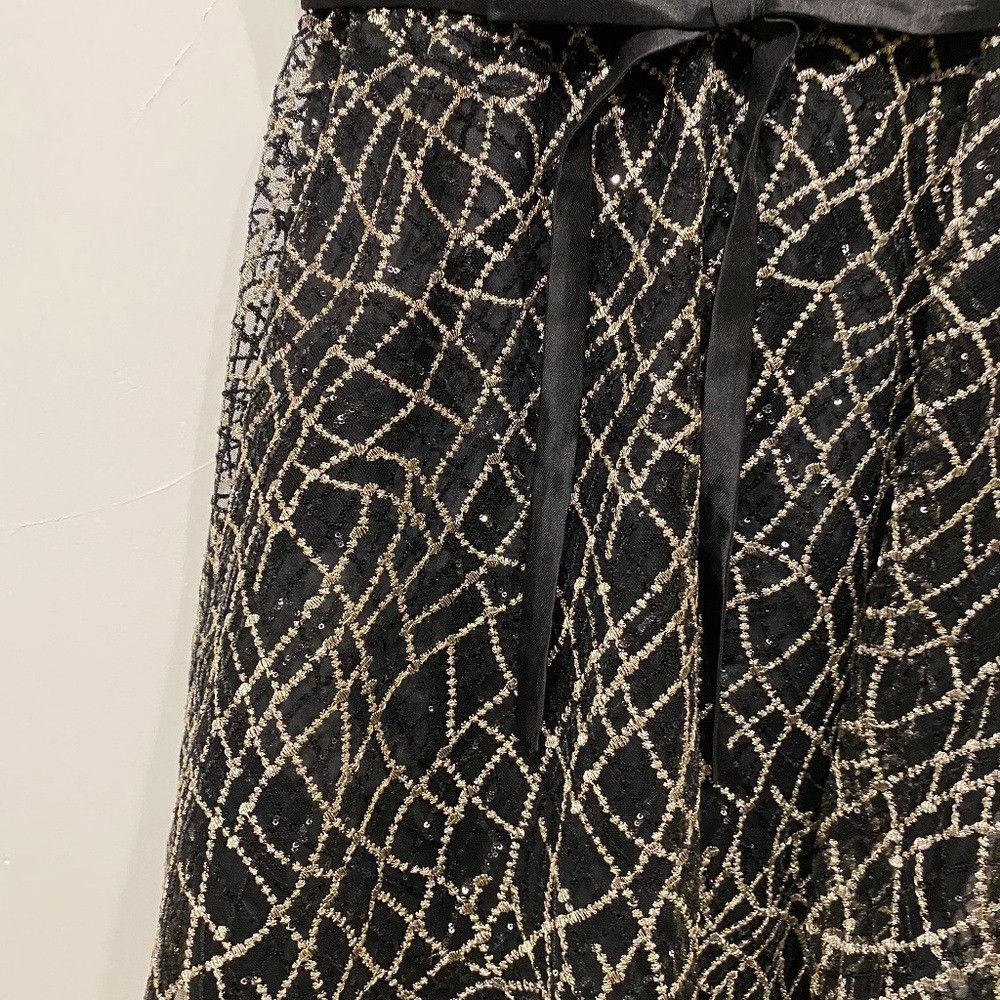 Calvin Klein Calvin Klein Mesh Spider Web V-Neck Whimsygoth Party Dress Size M / US 6-8 / IT 42-44 - 2 Thumbnail