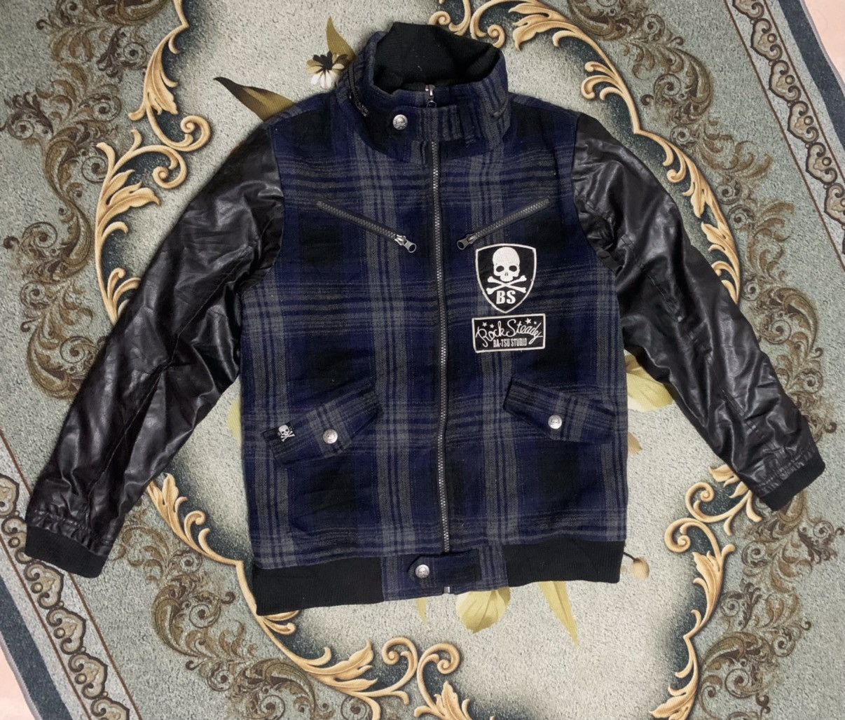 Hysteric Glamour Vintage BITSU STUDIO rock steady Skull jacket Size US S / EU 44-46 / 1 - 1 Thumbnail