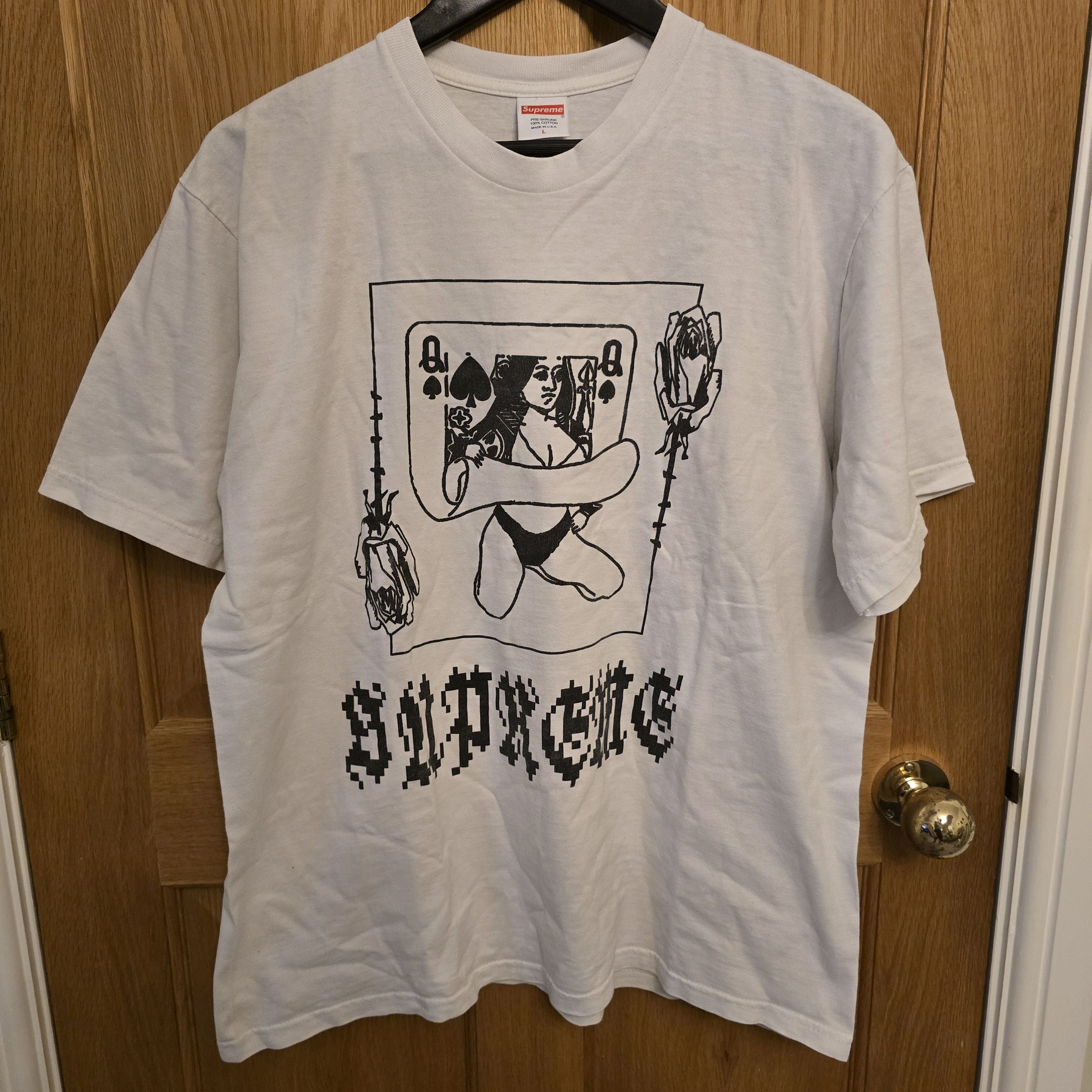Supreme Supreme Queen Tee Size US L / EU 52-54 / 3 - 1 Thumbnail