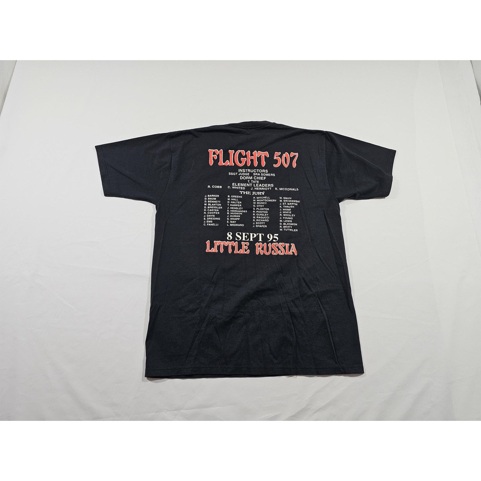 Jerzees Prepare To Be Judged Flight 507 Little Russia Black Shirt L Size US L / EU 52-54 / 3 - 3 Thumbnail