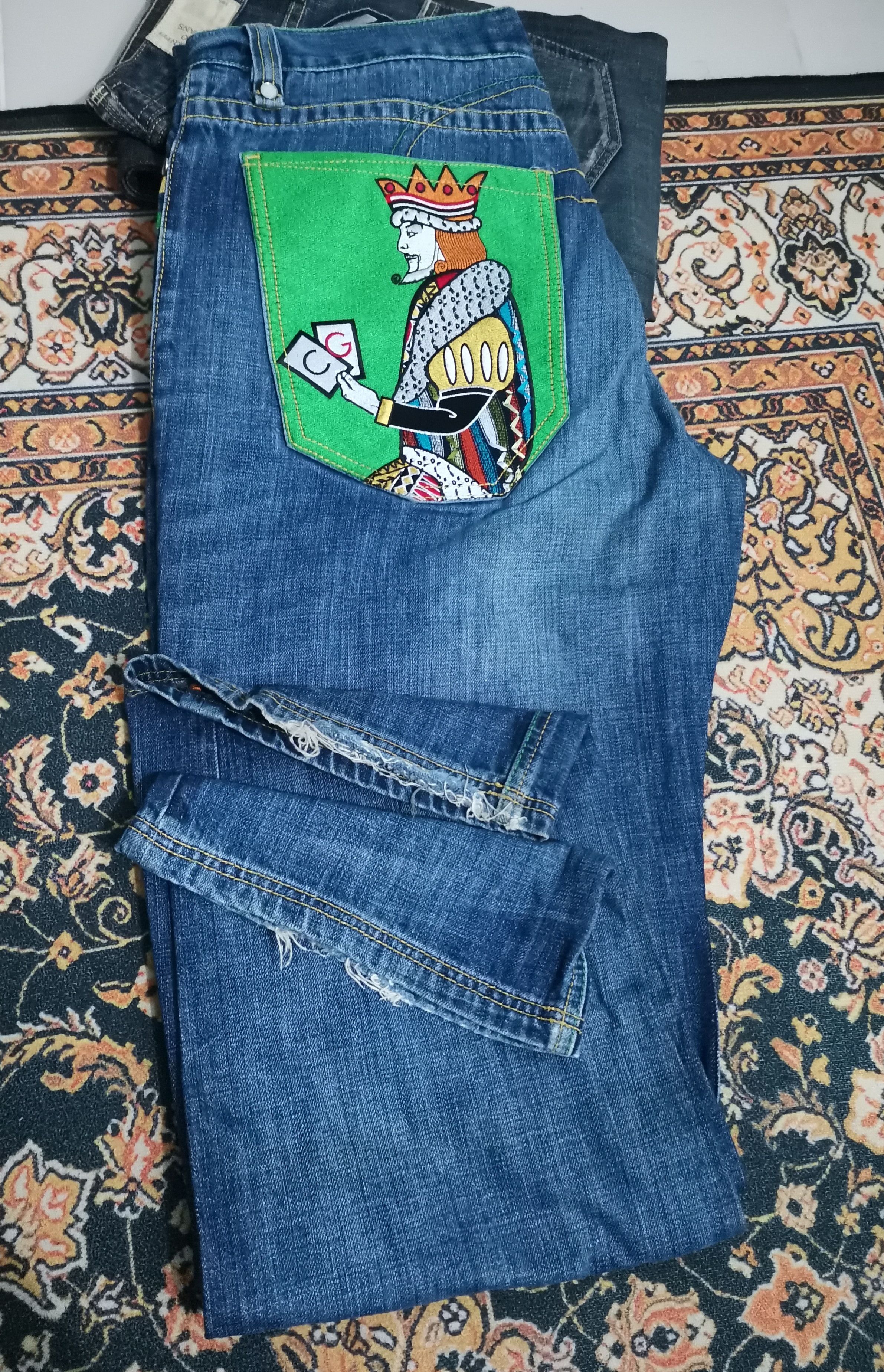 Coogi Coogi Y2k Coogi Jester Skater Cyber Grunge Baggy Jeans Size US 38 / EU 54 - 9 Thumbnail