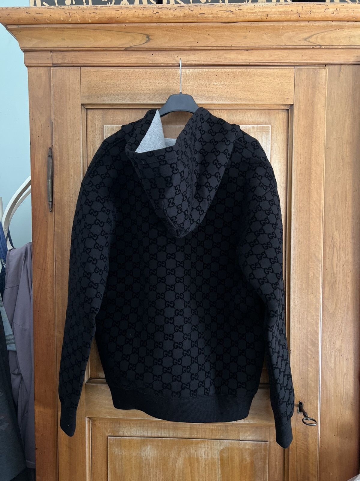 Gucci Deadstock Gucci Printed AllOver Printed Jersey Zipped Hoodie Size US M / EU 48-50 / 2 - 5 Thumbnail